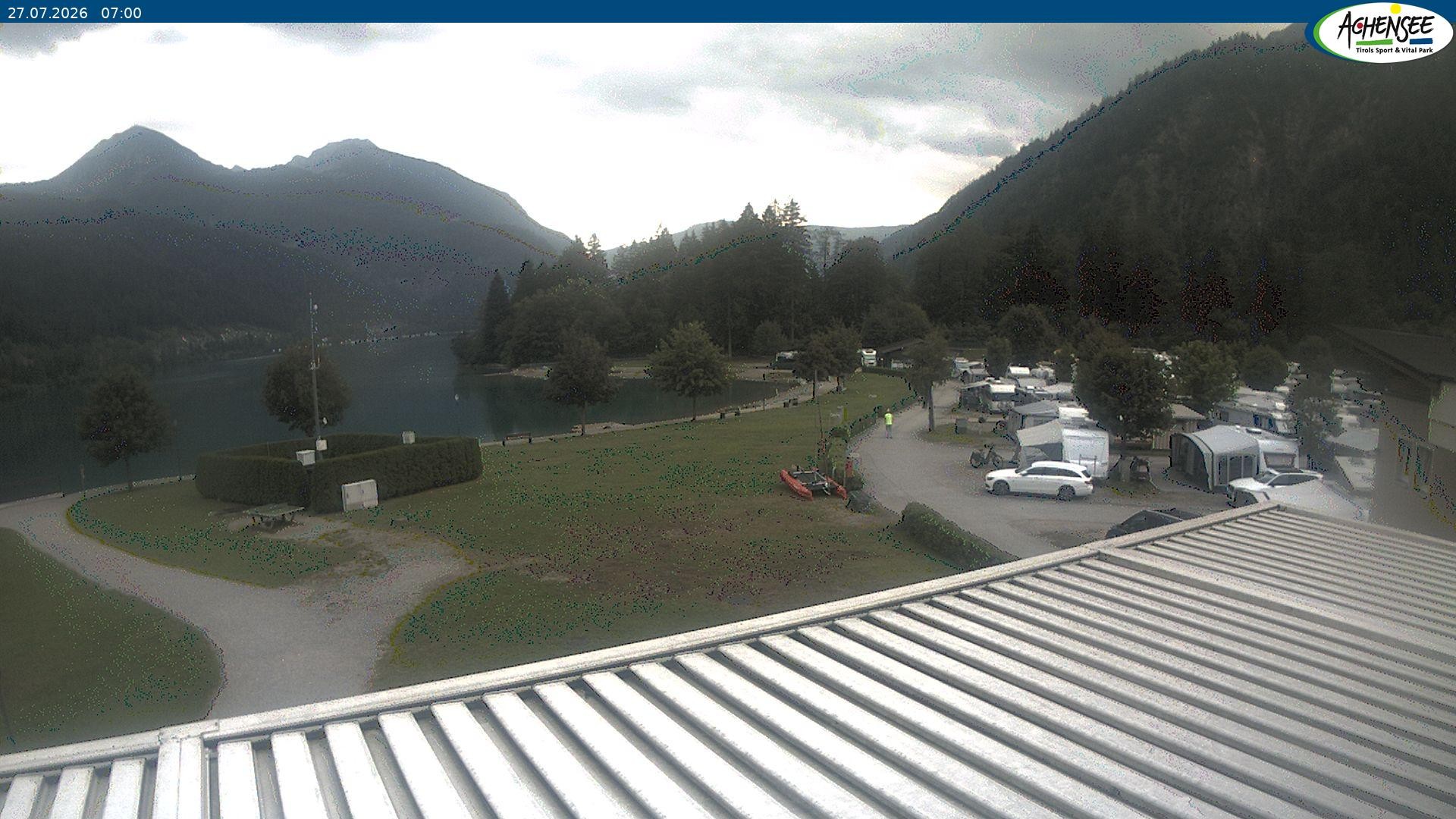Archiv Foto Webcam Campingplatz am Achensee