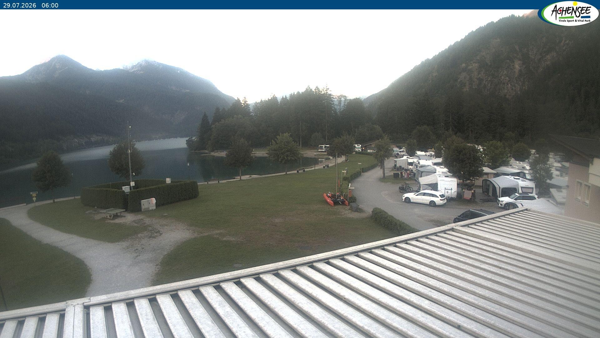 Archiv Foto Webcam Campingplatz am Achensee
