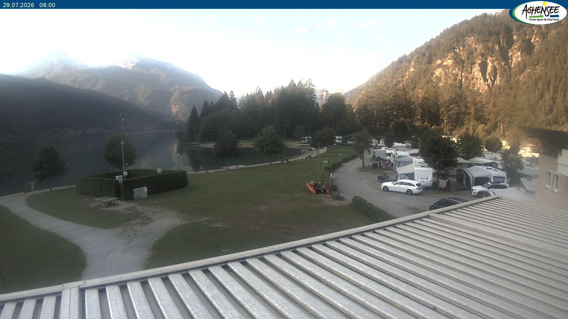 Archiv Foto Webcam Campingplatz am Achensee