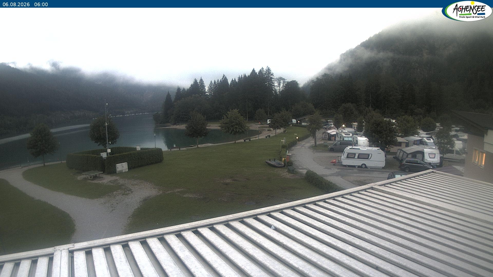 Archived image Webcam Camping ground Achensee