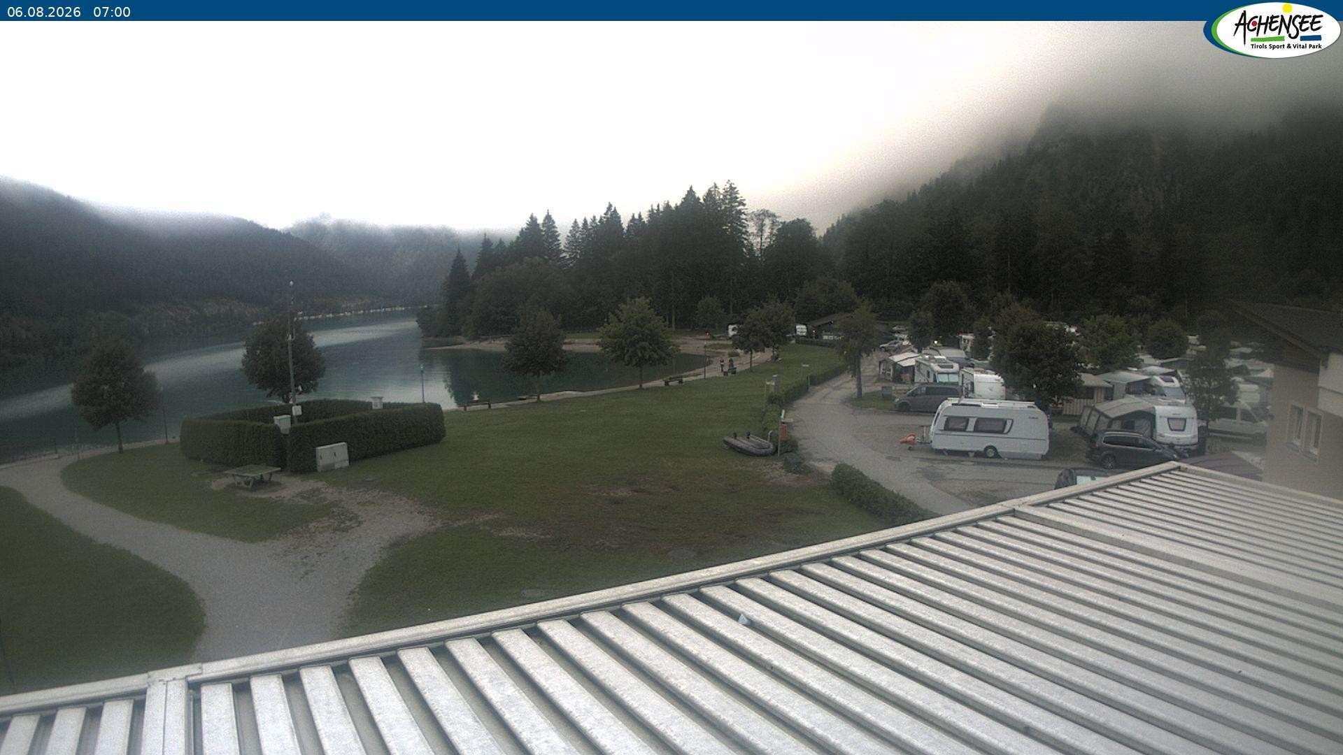 Archived image Webcam Camping ground Achensee