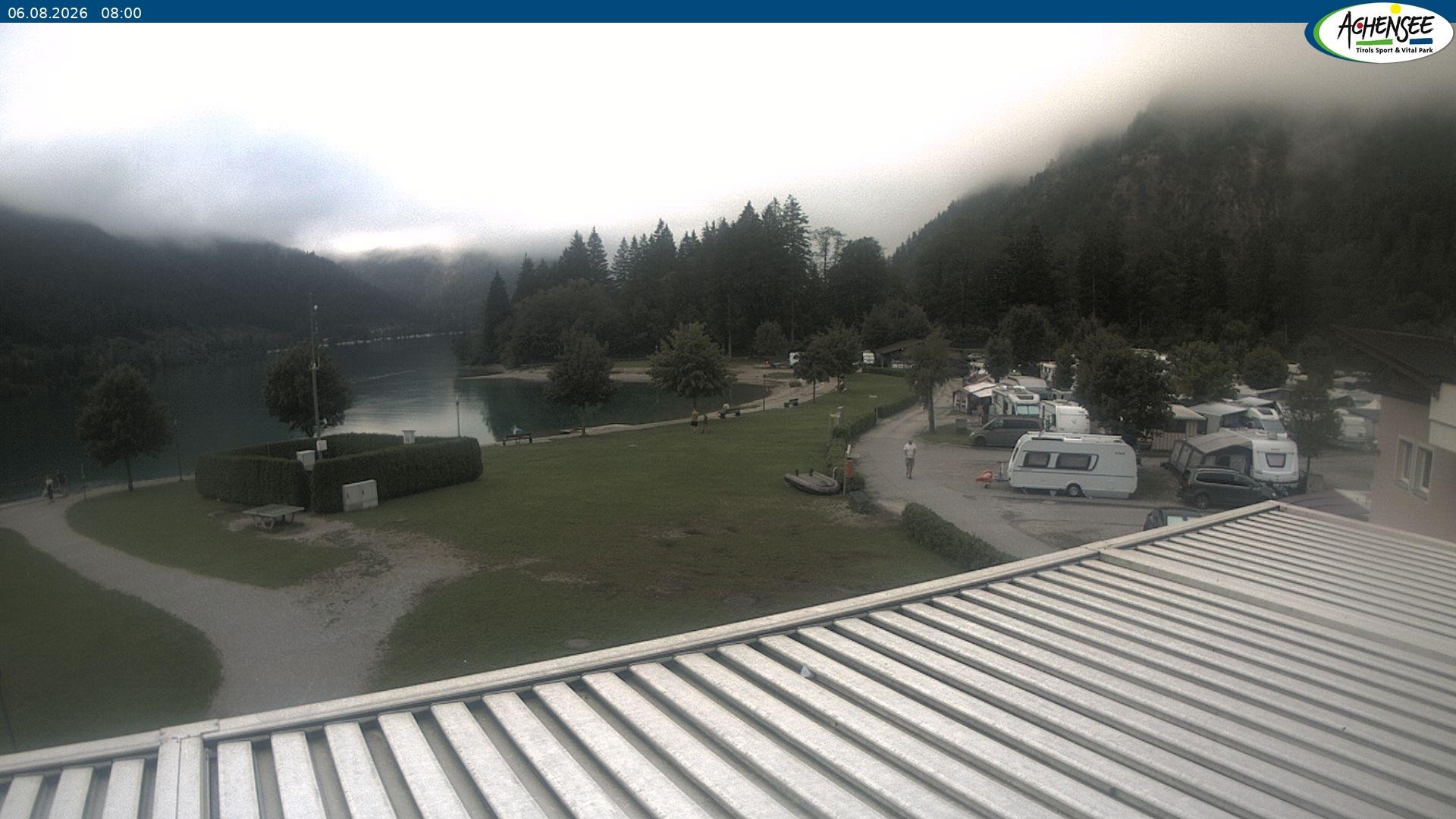 Archived image Webcam Camping ground Achensee