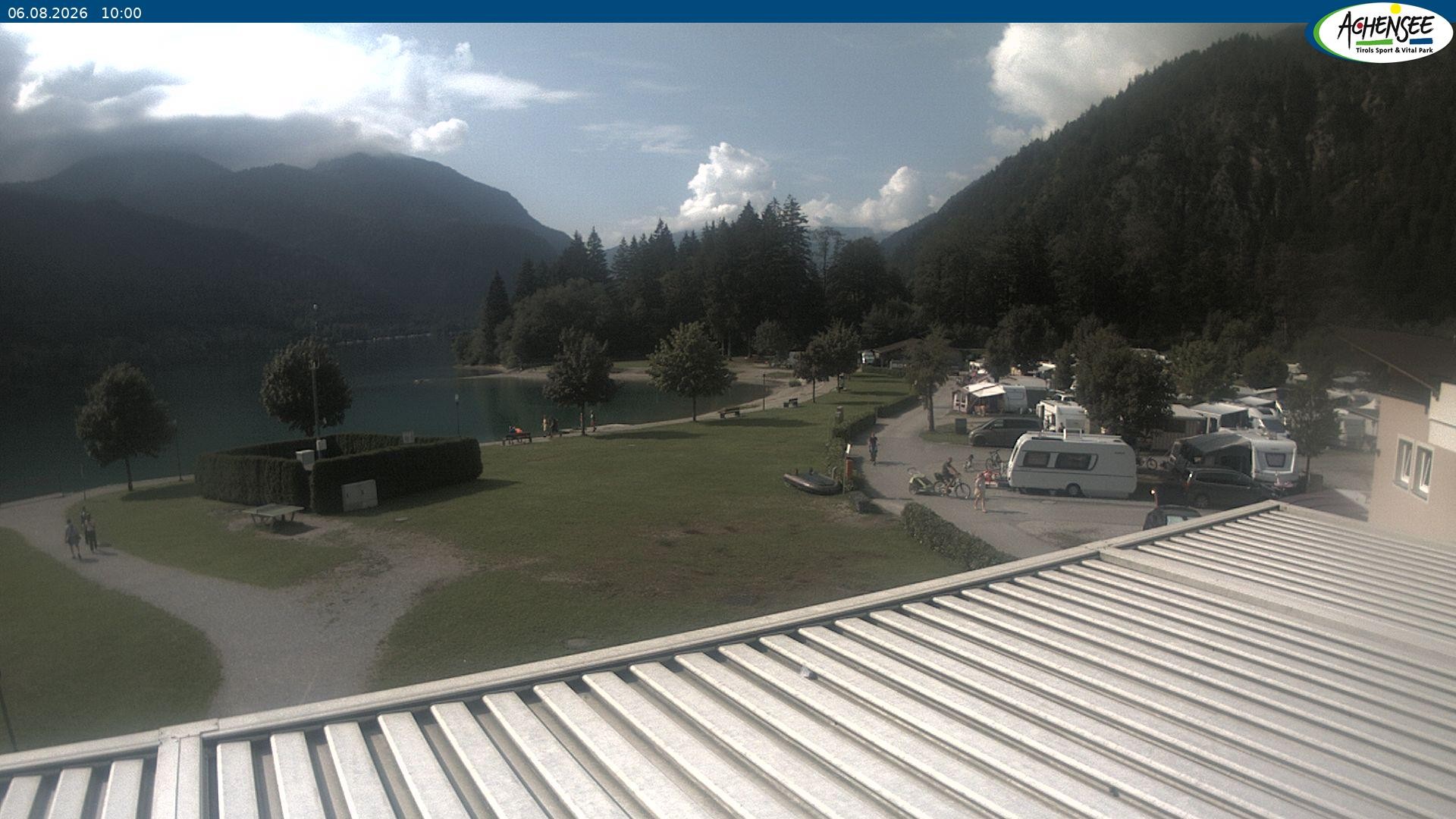 Archived image Webcam Camping ground Achensee