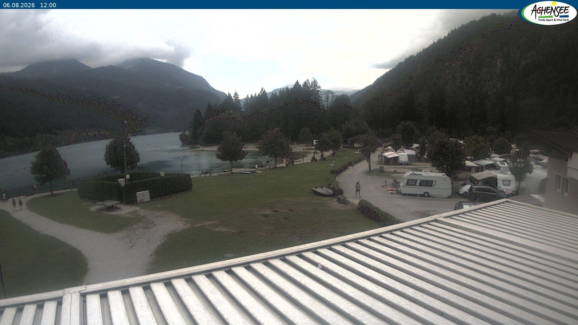 Archived image Webcam Camping ground Achensee