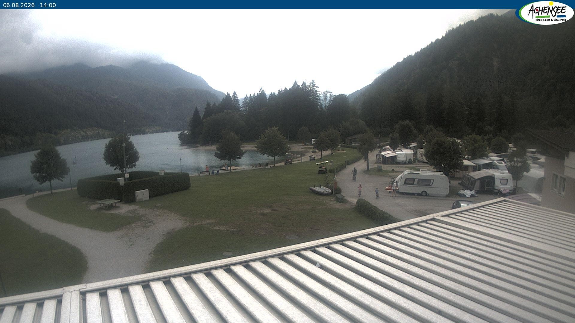 Archived image Webcam Camping ground Achensee