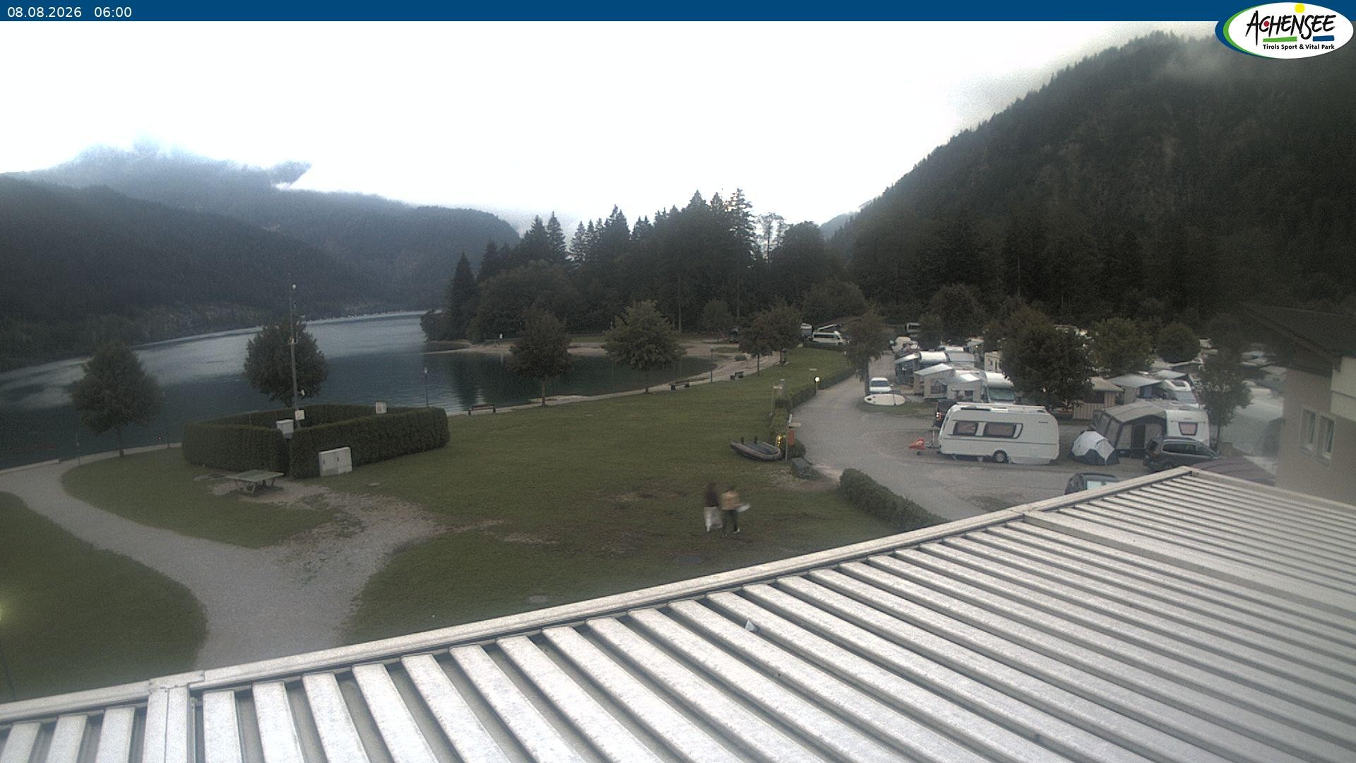 Archiv Foto Webcam Campingplatz am Achensee