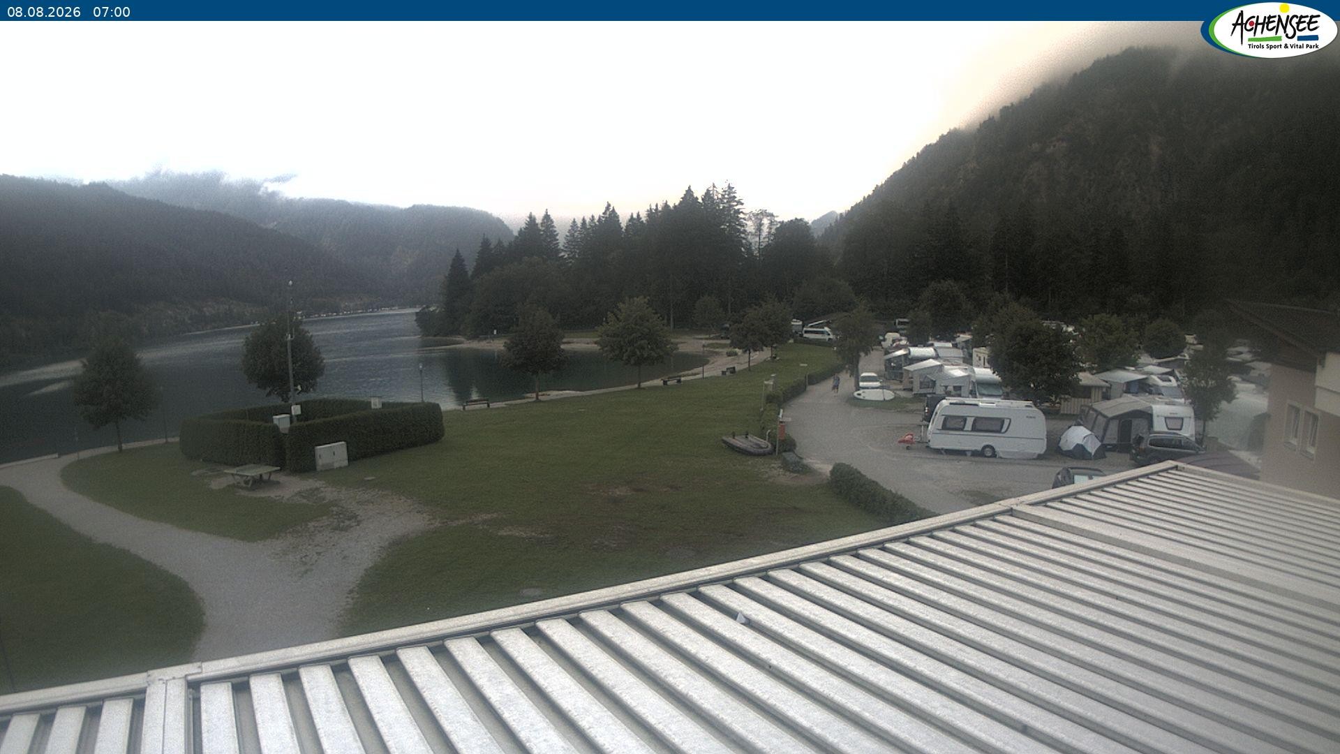 Archiv Foto Webcam Campingplatz am Achensee