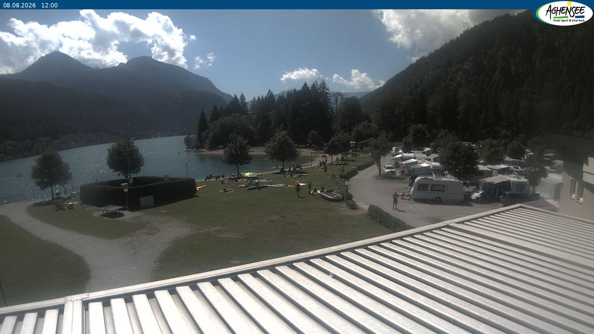 Archiv Foto Webcam Campingplatz am Achensee