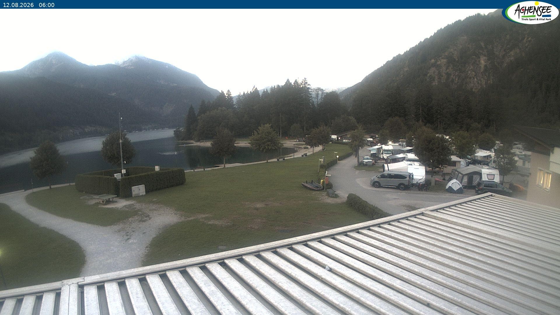 Archiv Foto Webcam Campingplatz am Achensee