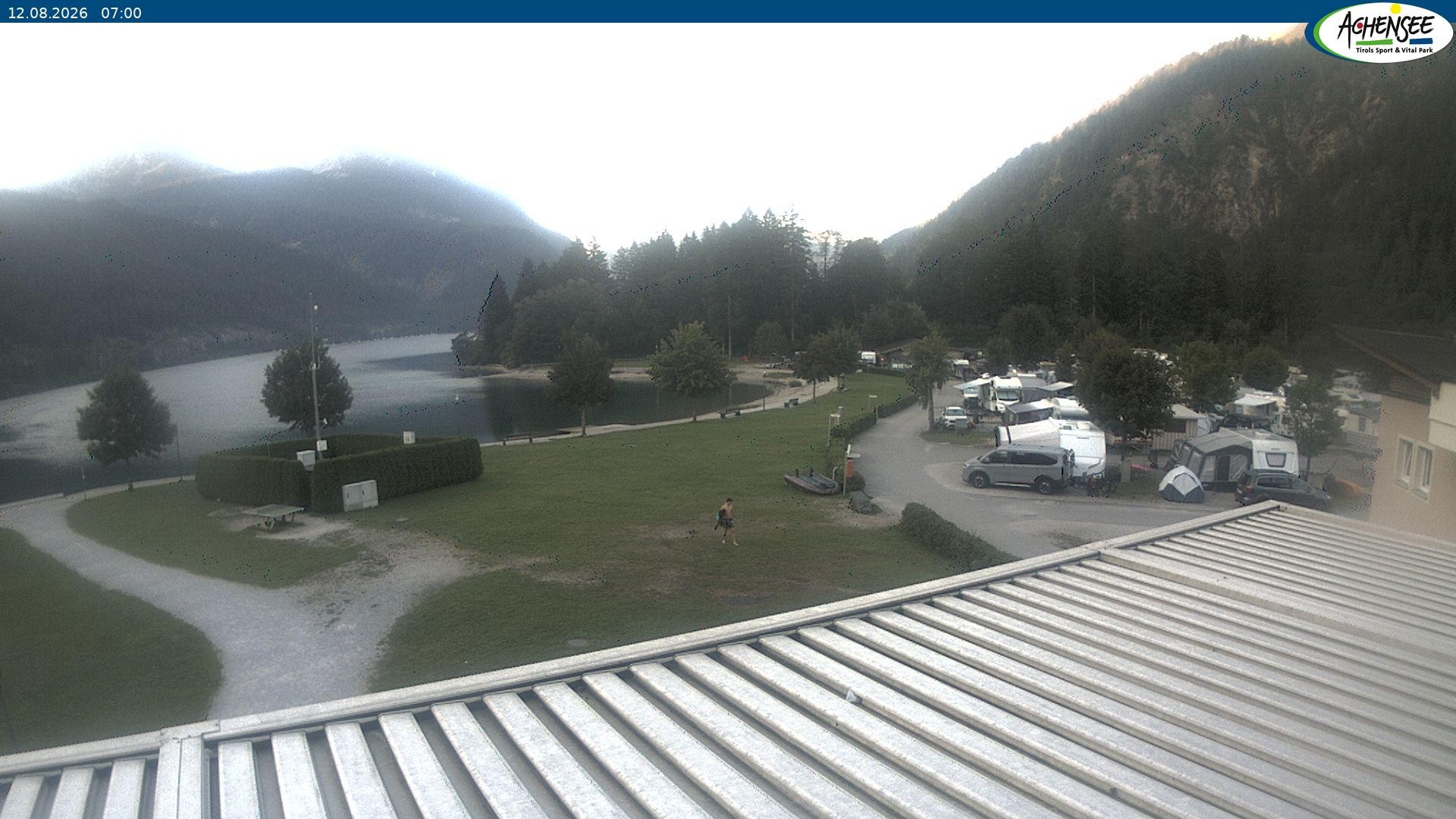 Archiv Foto Webcam Campingplatz am Achensee