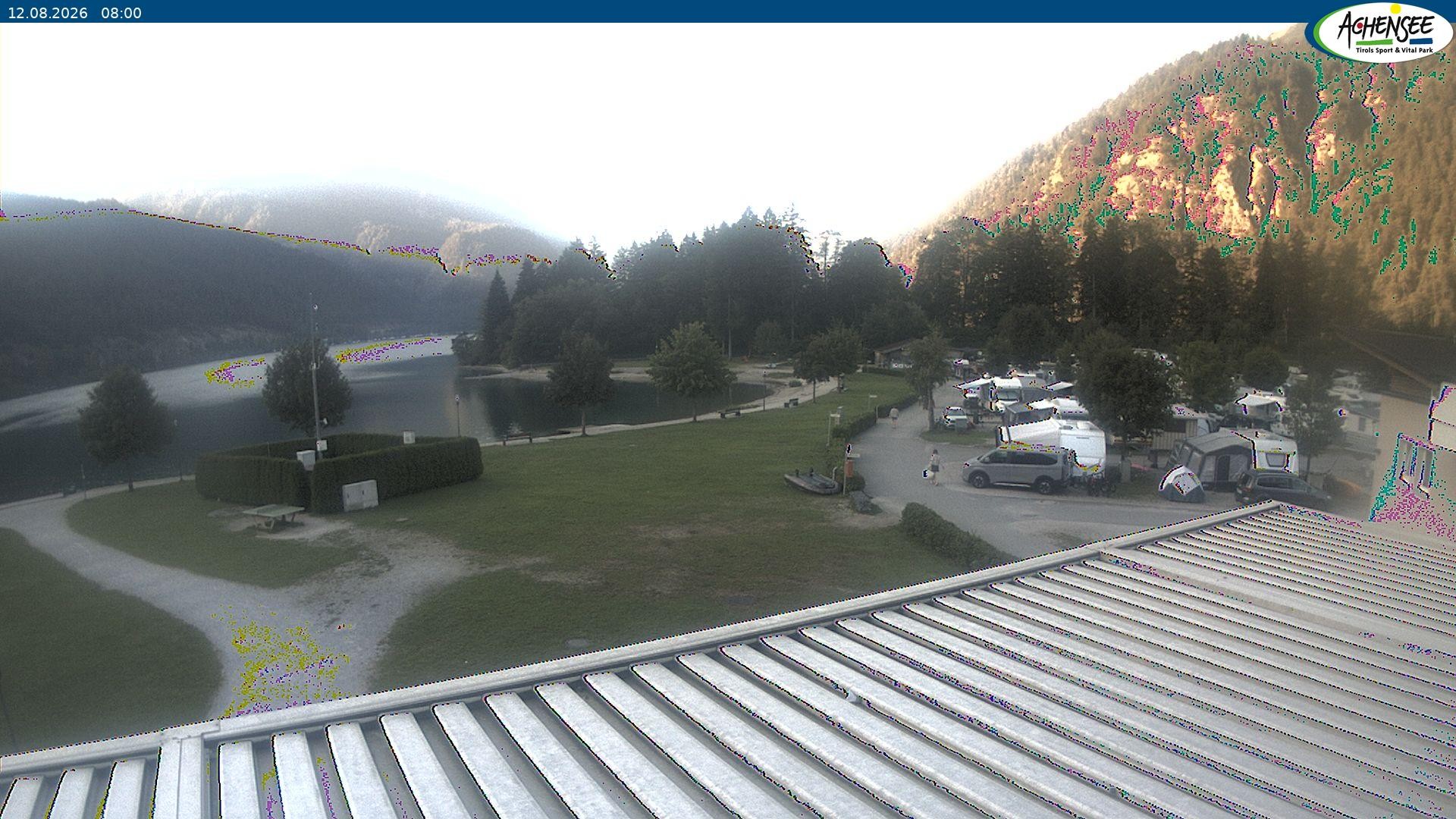 Archiv Foto Webcam Campingplatz am Achensee
