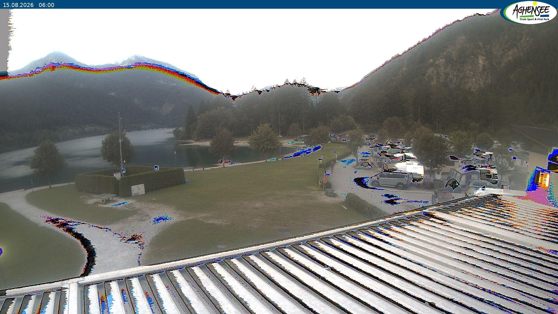 Archiv Foto Webcam Campingplatz am Achensee
