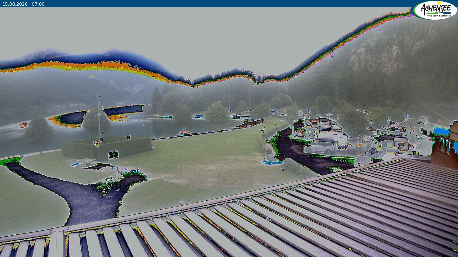 Archiv Foto Webcam Campingplatz am Achensee