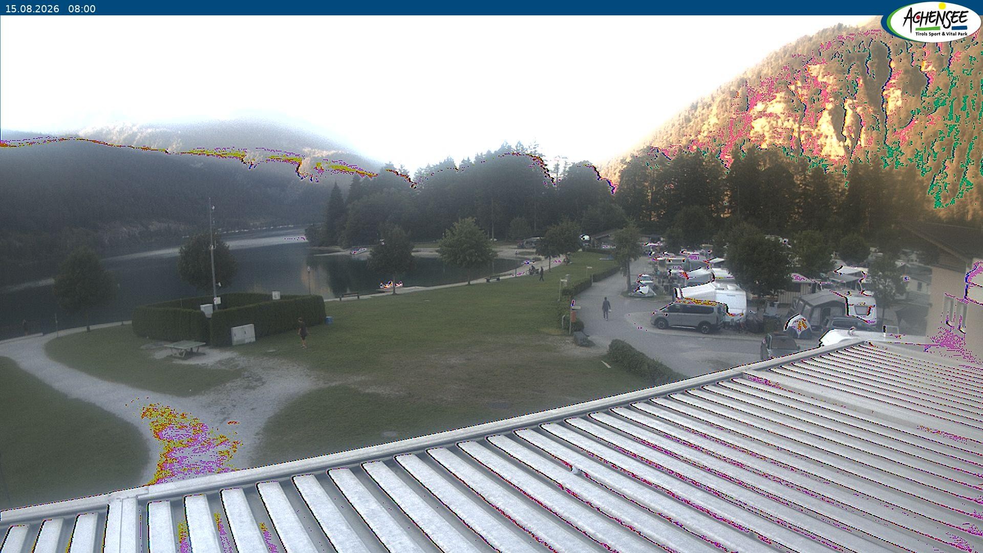 Archiv Foto Webcam Campingplatz am Achensee