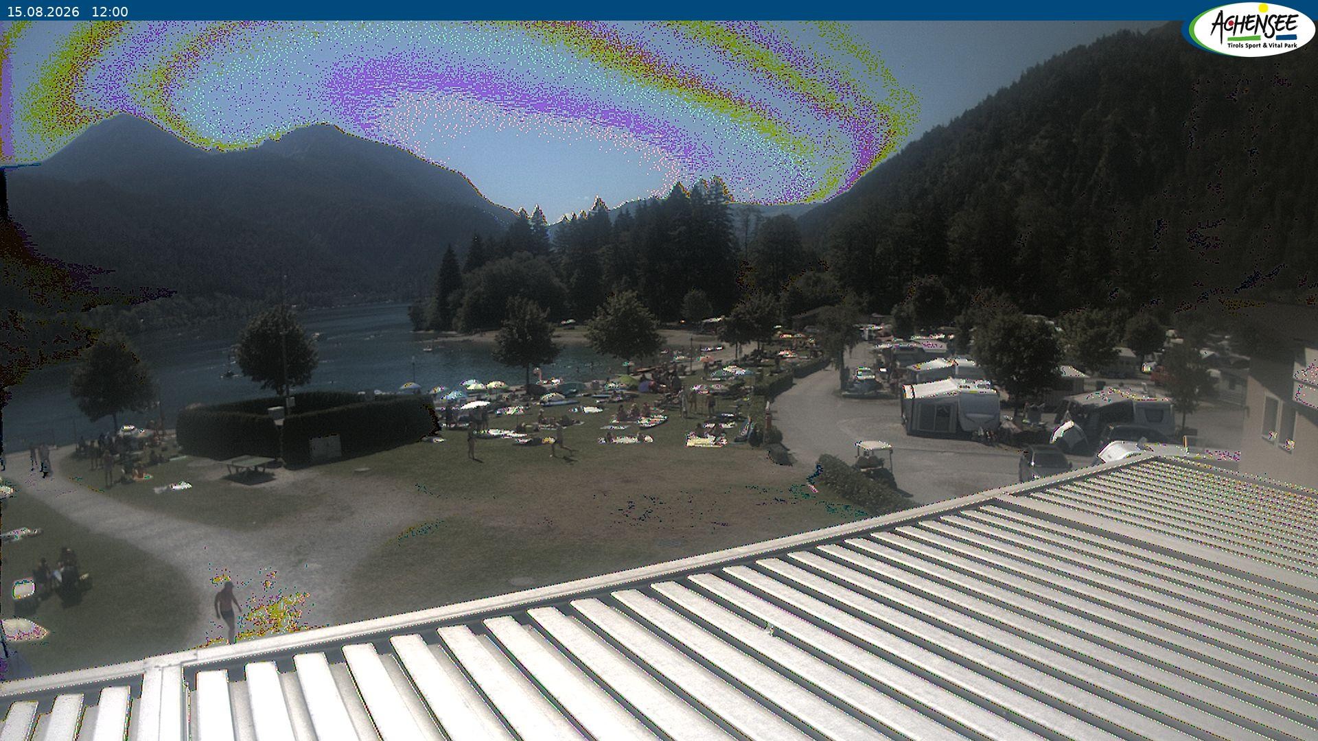 Archiv Foto Webcam Campingplatz am Achensee