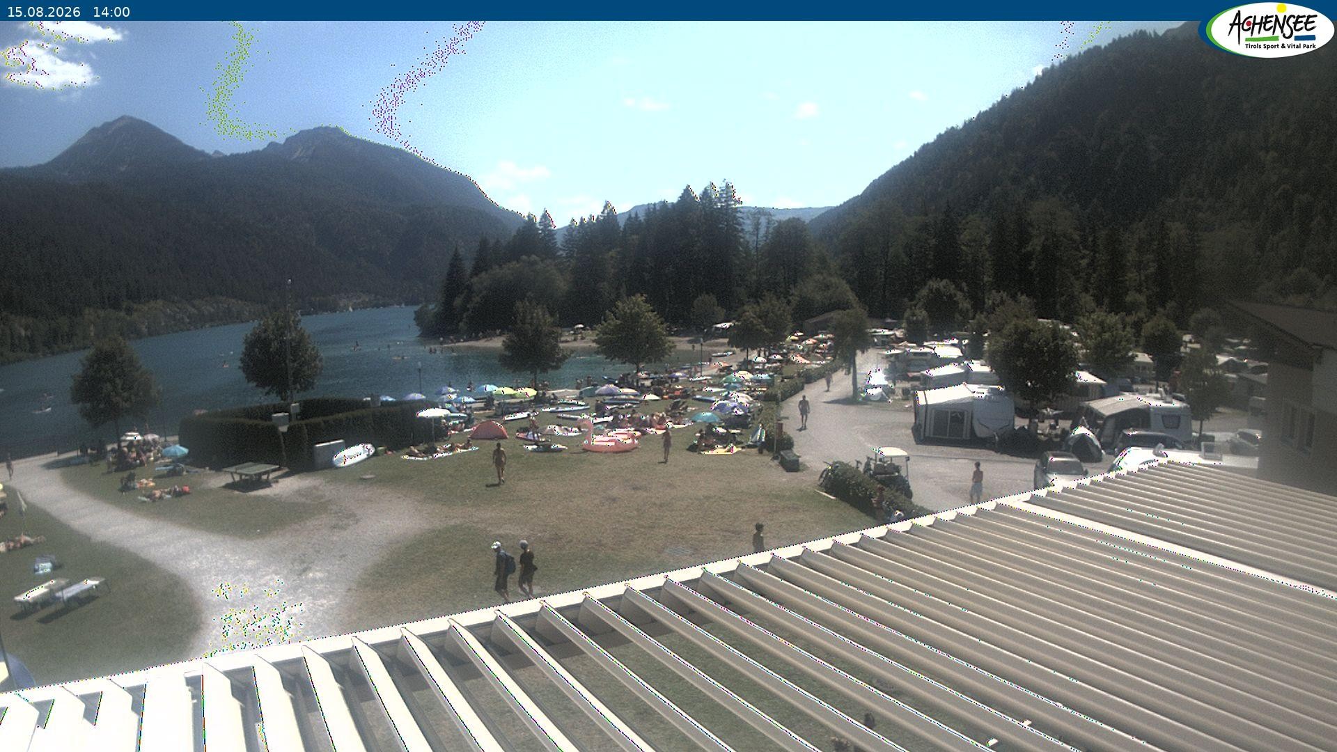 Archiv Foto Webcam Campingplatz am Achensee