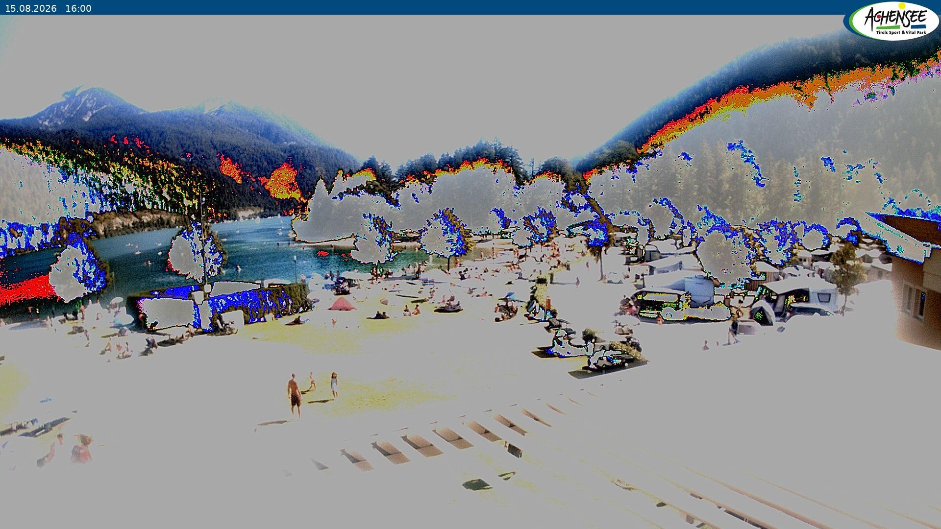 Archiv Foto Webcam Campingplatz am Achensee