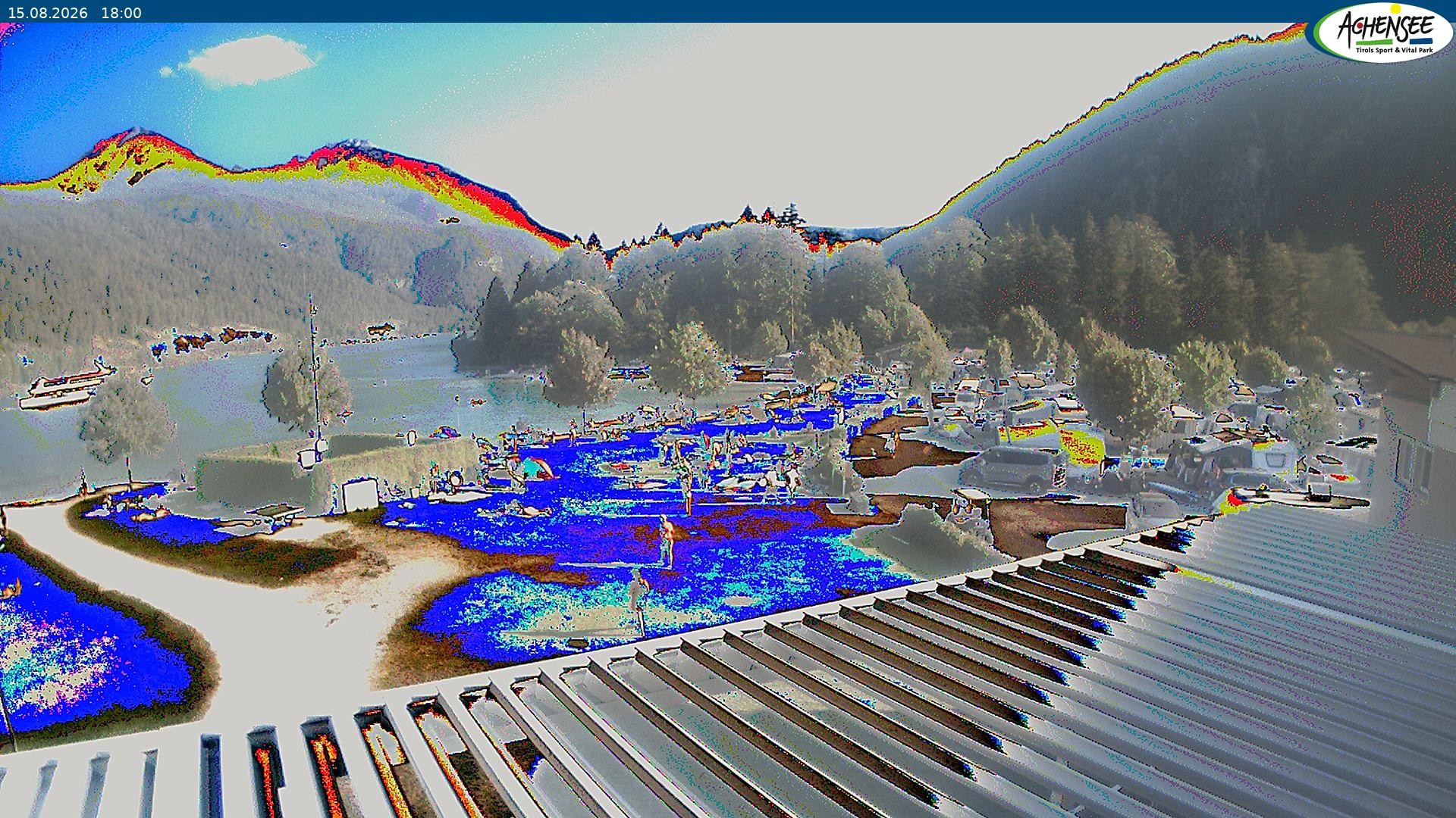 Archiv Foto Webcam Campingplatz am Achensee