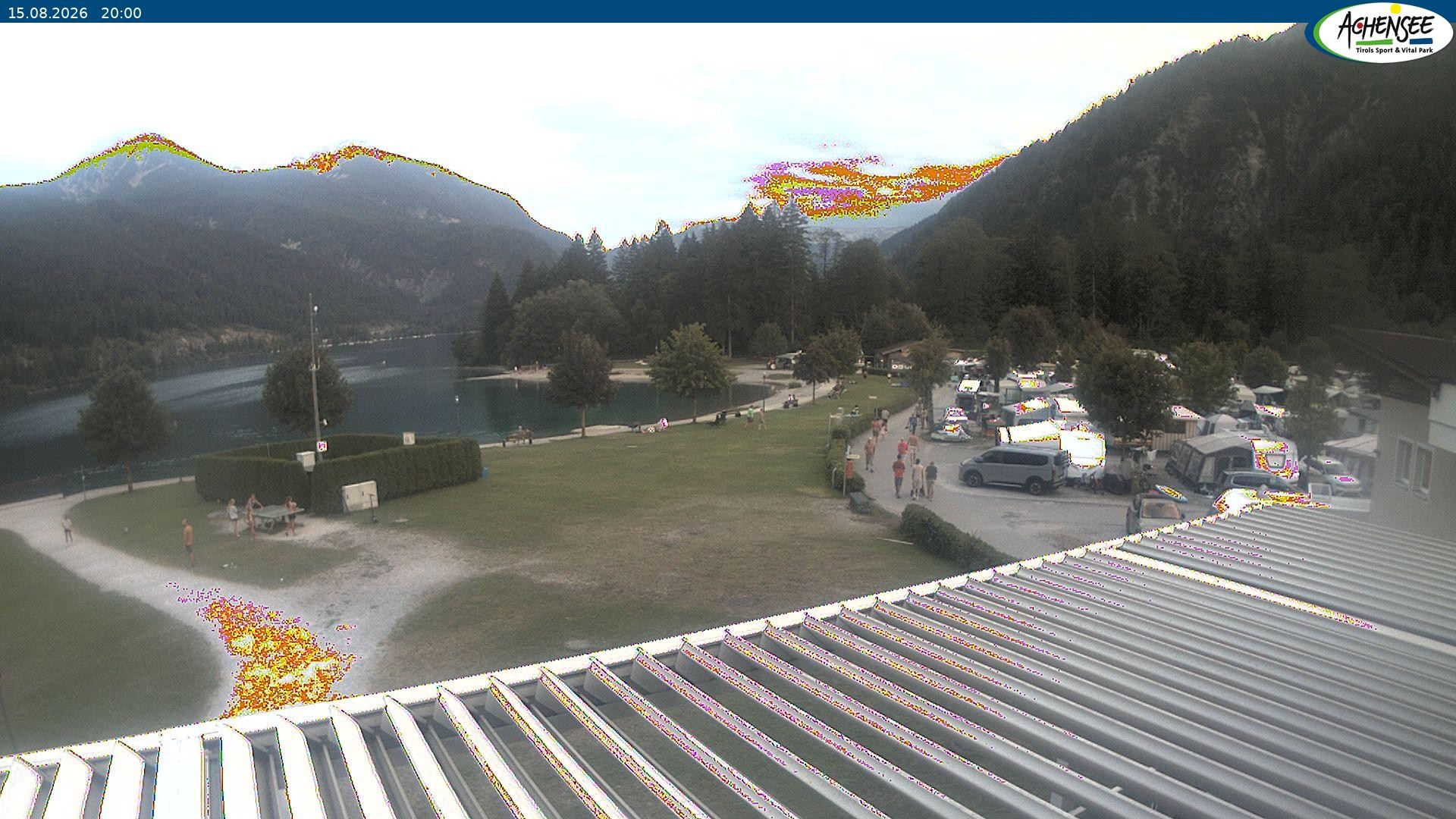 Archiv Foto Webcam Campingplatz am Achensee