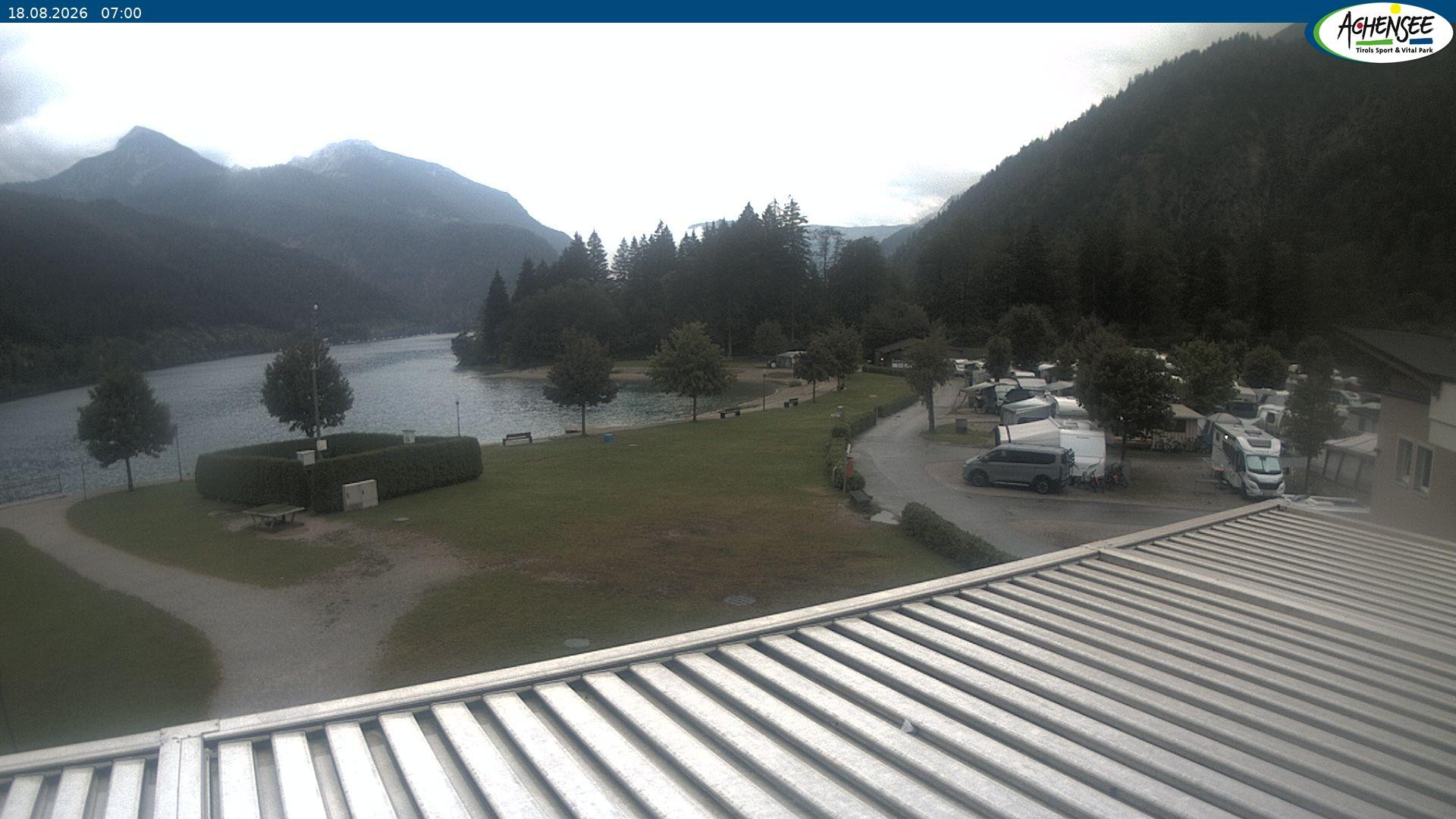 Archiv Foto Webcam Campingplatz am Achensee