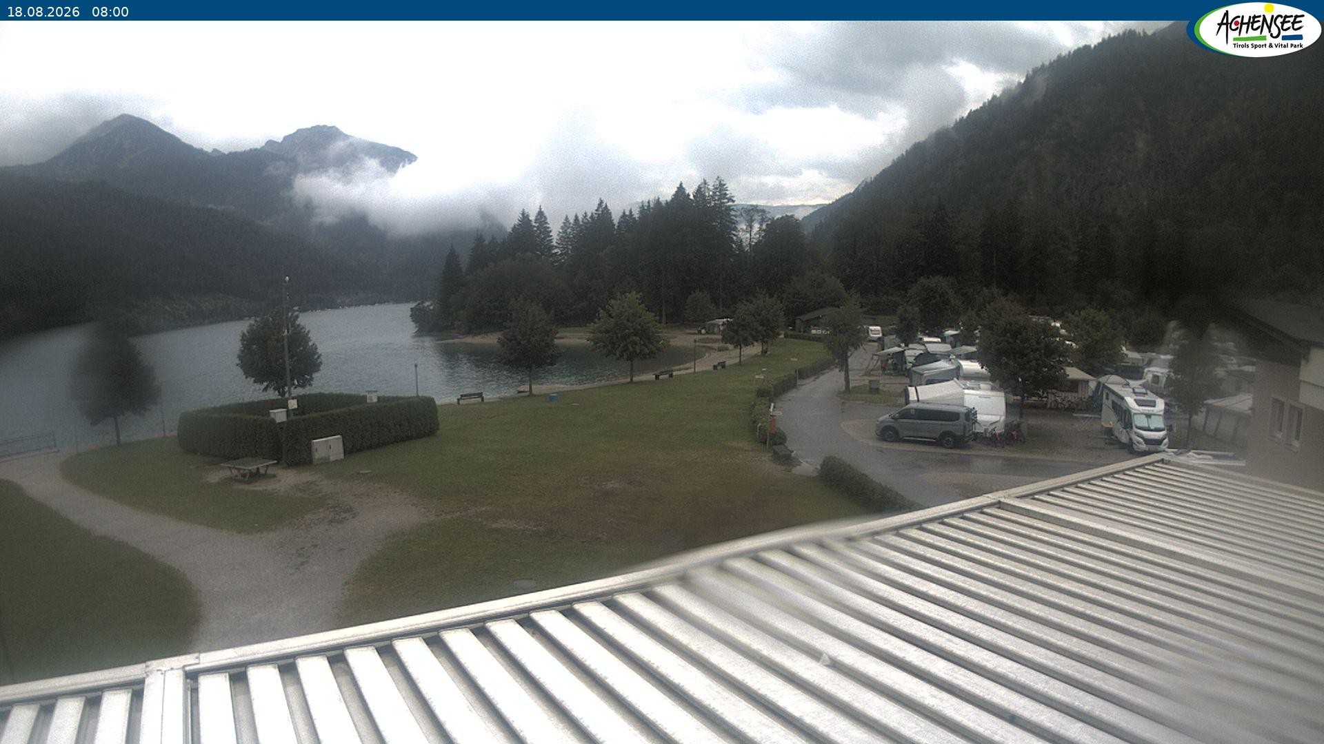 Archiv Foto Webcam Campingplatz am Achensee