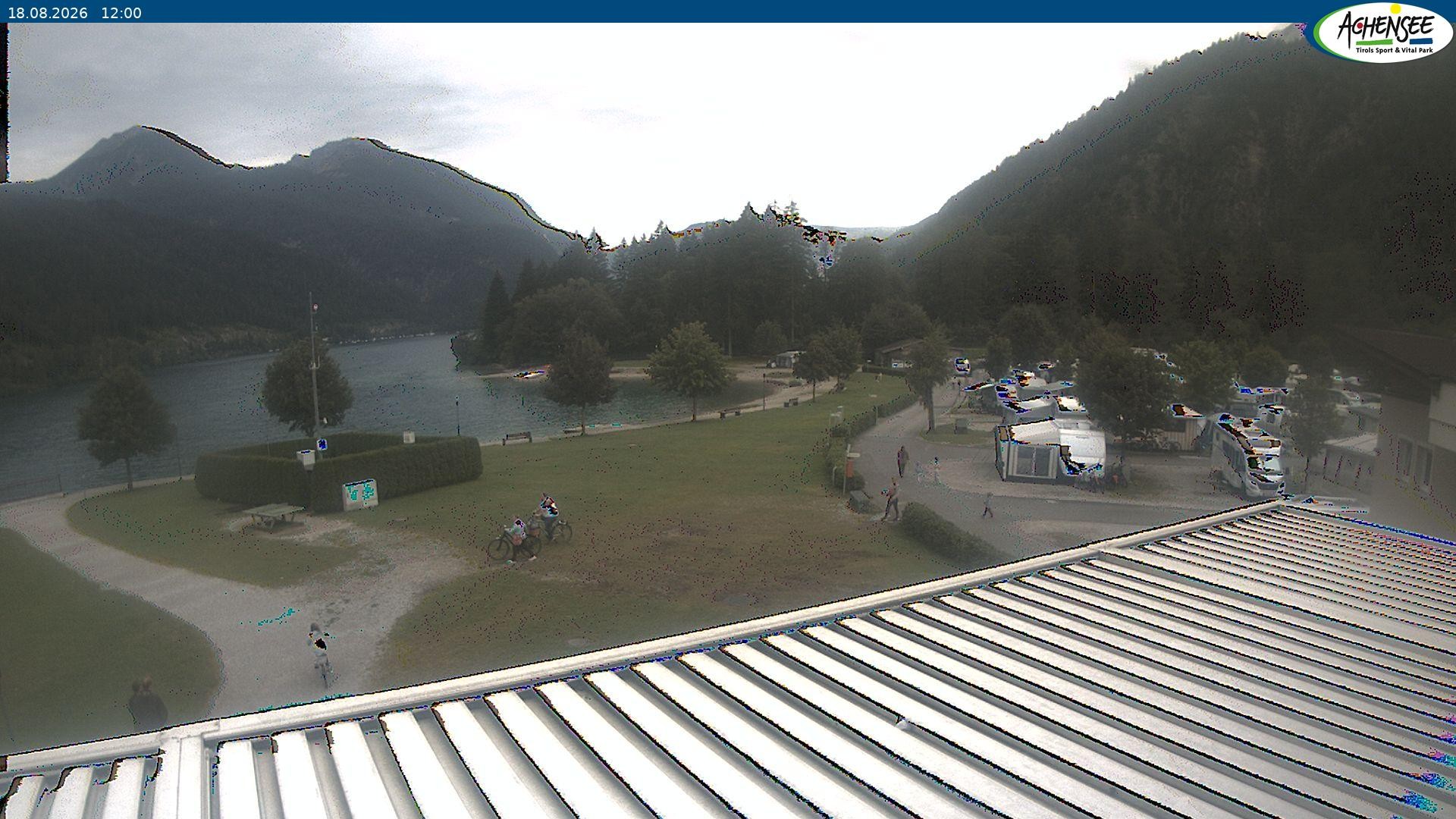 Archiv Foto Webcam Campingplatz am Achensee