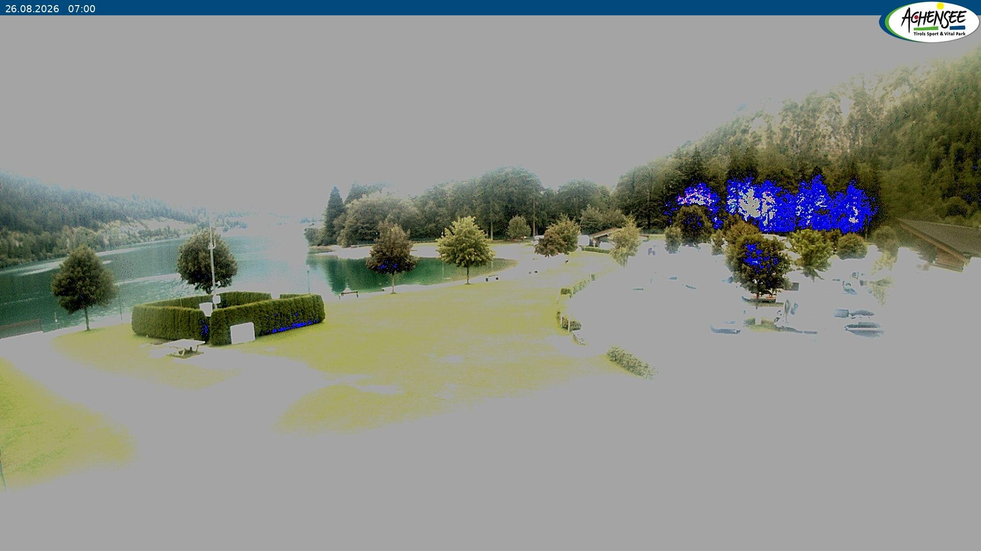 Archived image Webcam Camping ground Achensee