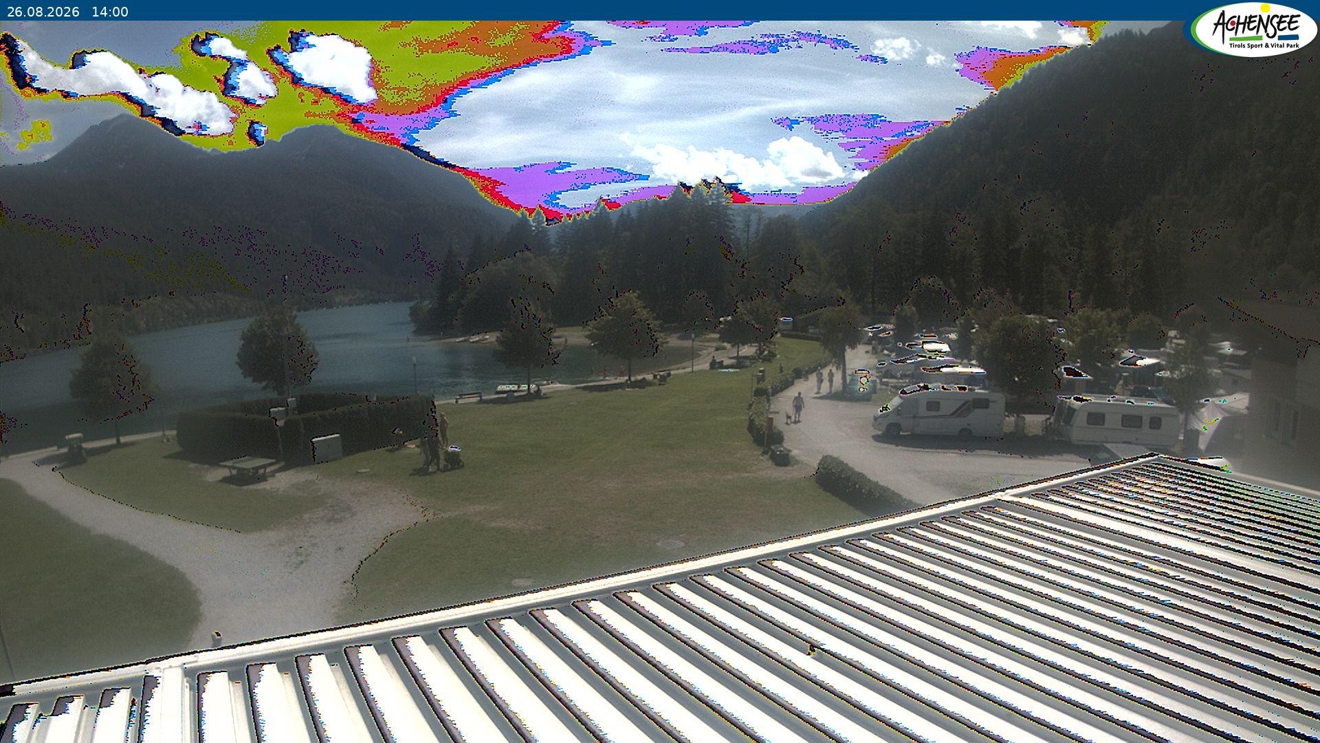 Archived image Webcam Camping ground Achensee