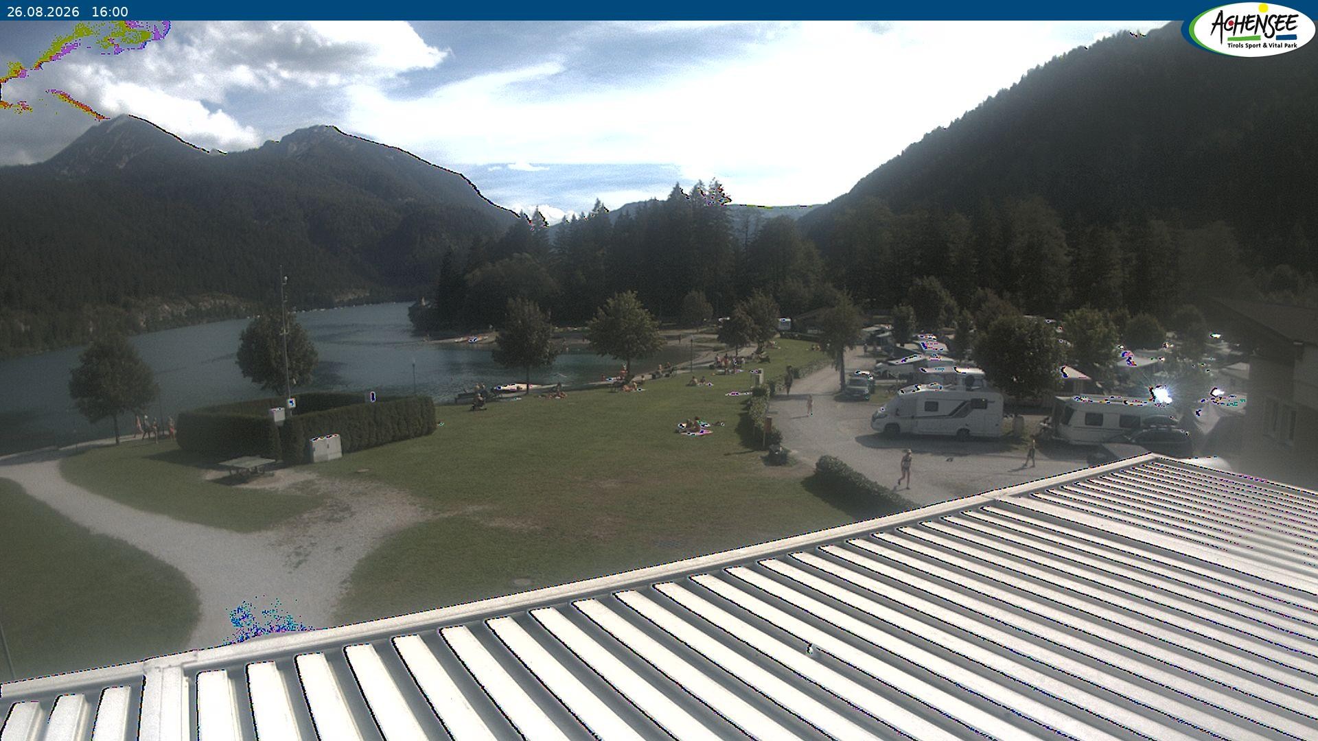 Archived image Webcam Camping ground Achensee