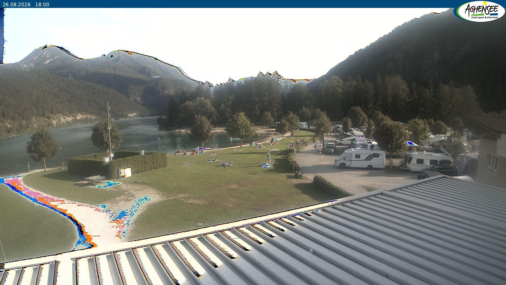 Archived image Webcam Camping ground Achensee