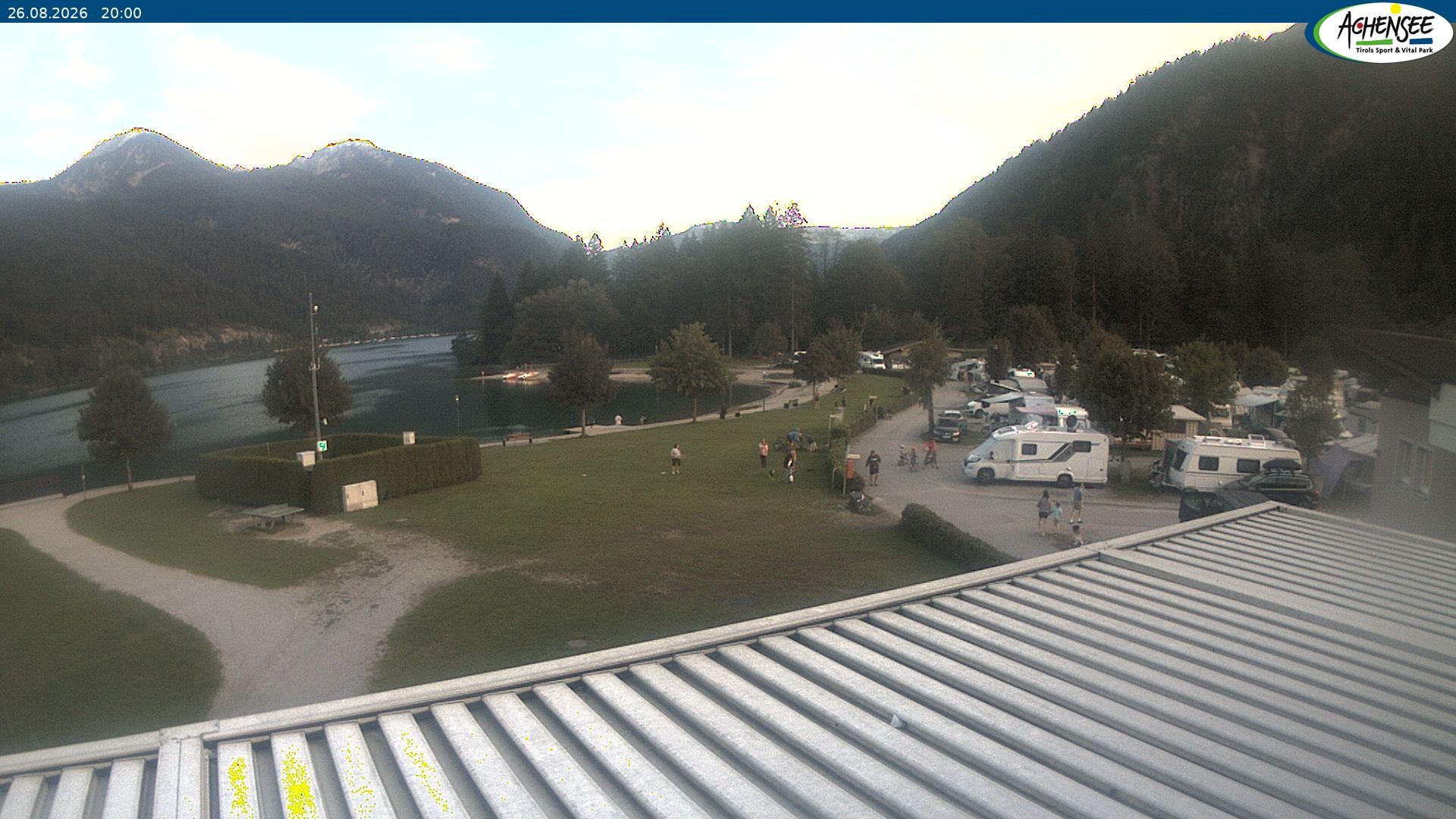 Archived image Webcam Camping ground Achensee