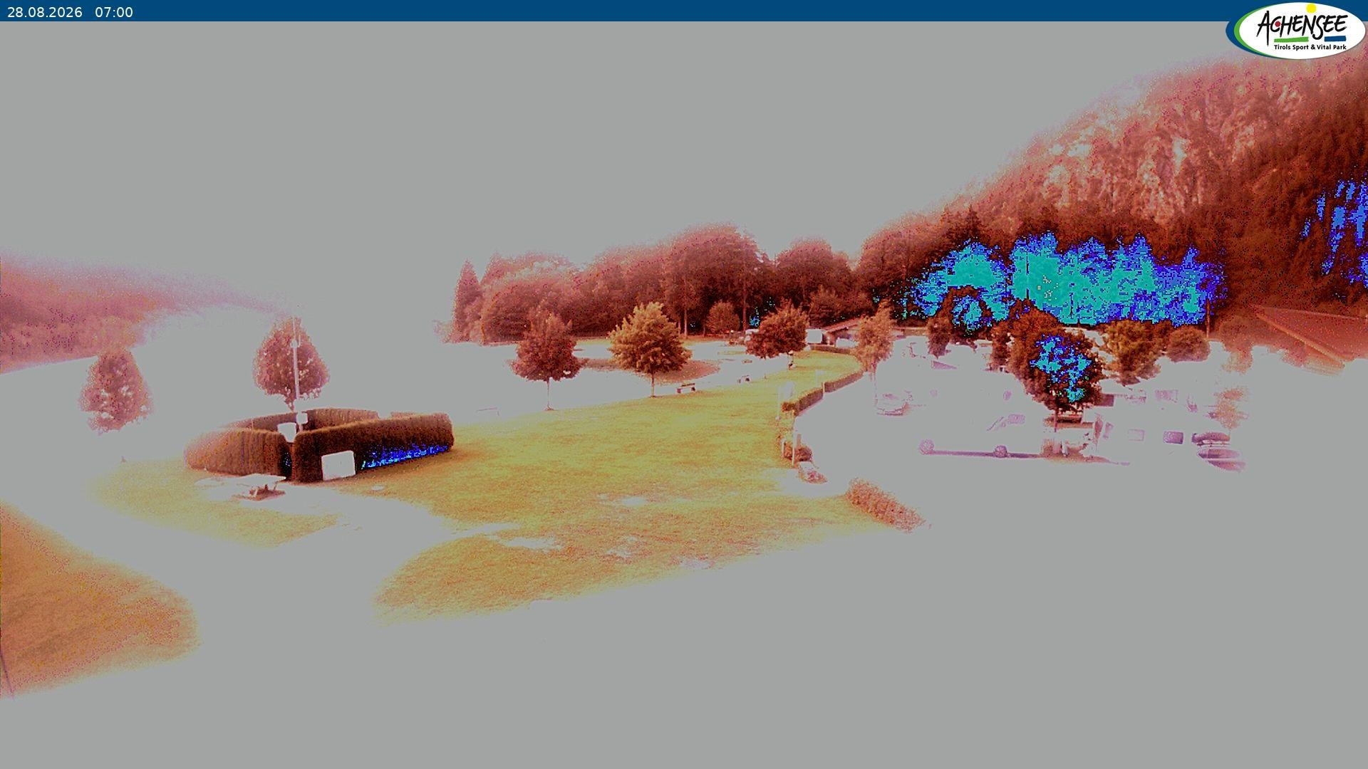 Archiv Foto Webcam Campingplatz am Achensee