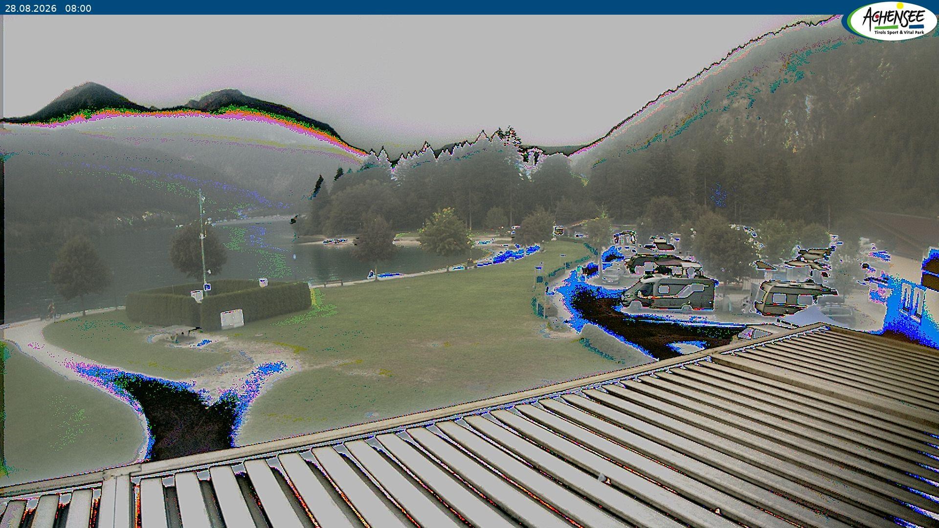 Archiv Foto Webcam Campingplatz am Achensee