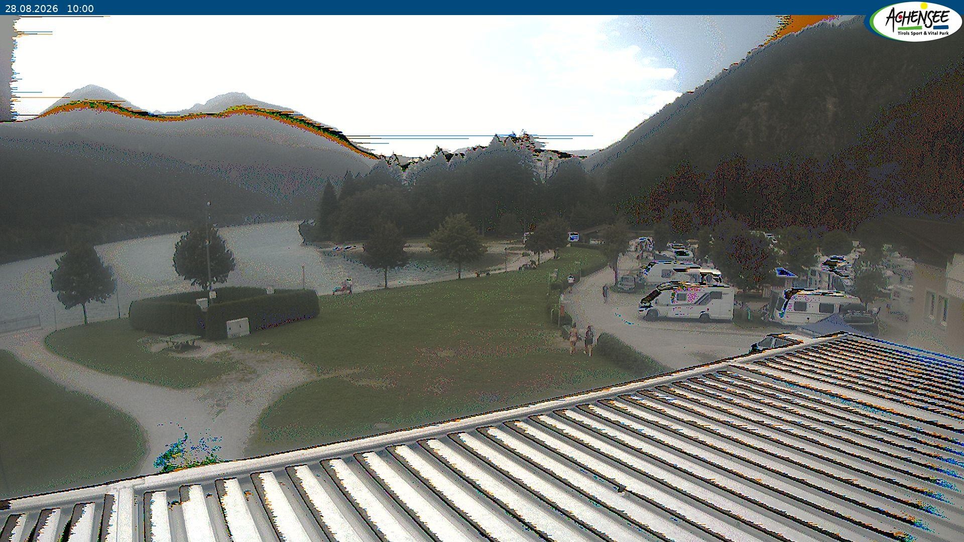 Archiv Foto Webcam Campingplatz am Achensee