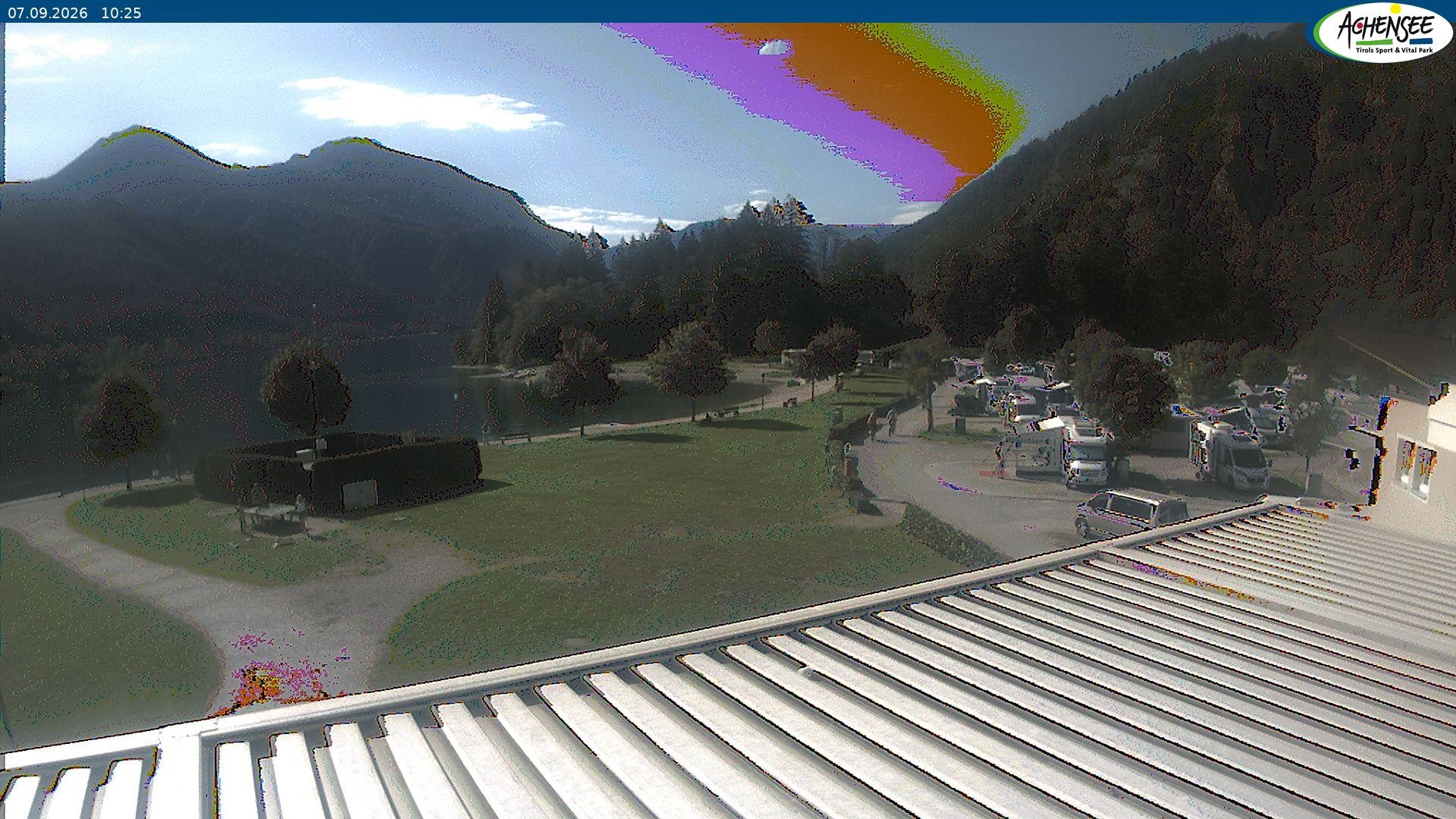 Archiv Foto Webcam Campingplatz am Achensee