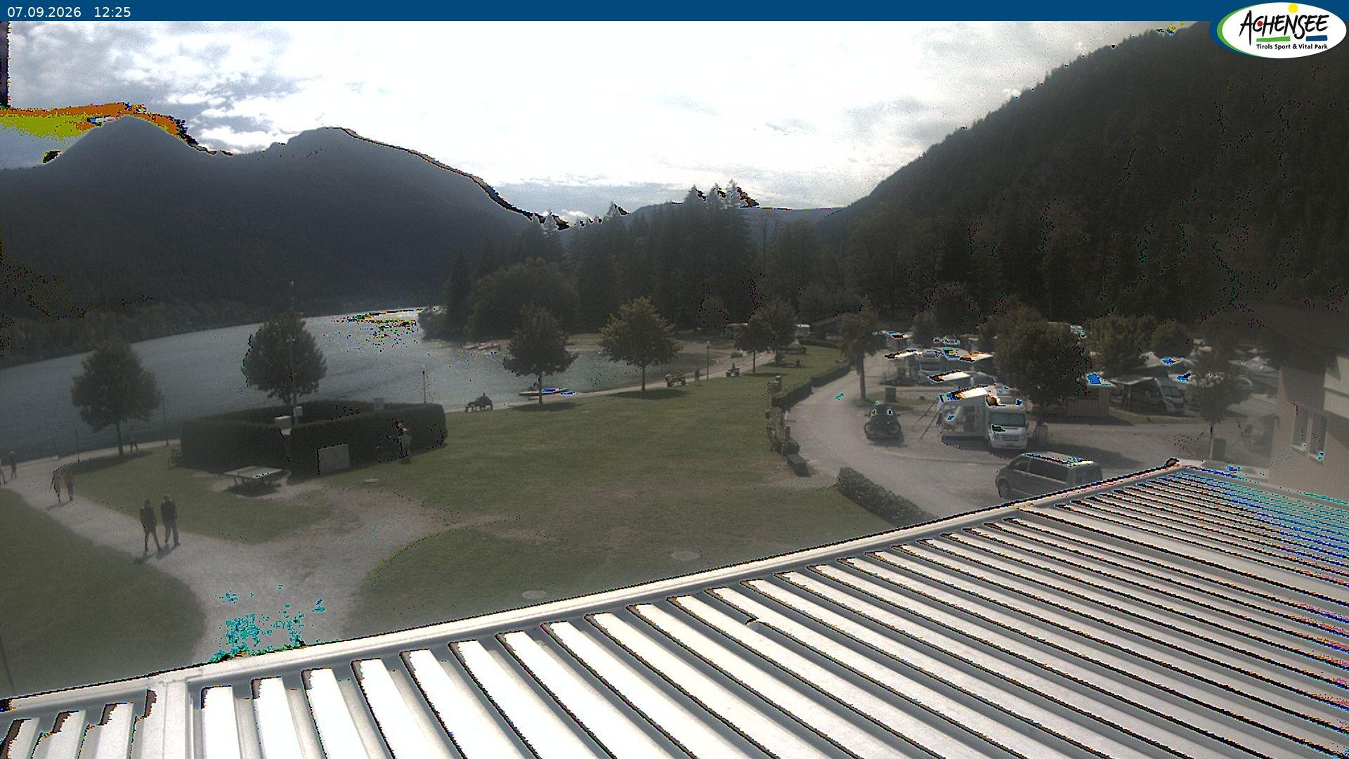Archiv Foto Webcam Campingplatz am Achensee