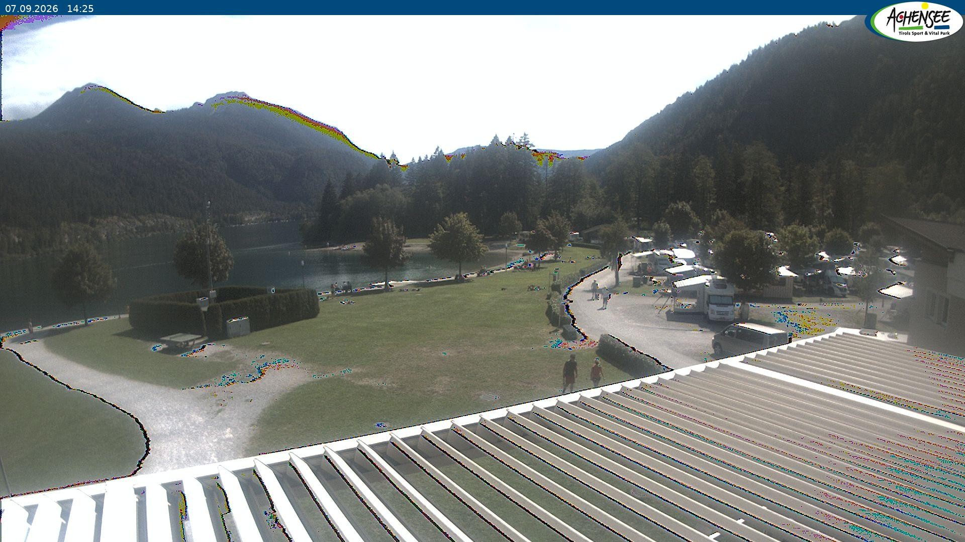 Archiv Foto Webcam Campingplatz am Achensee