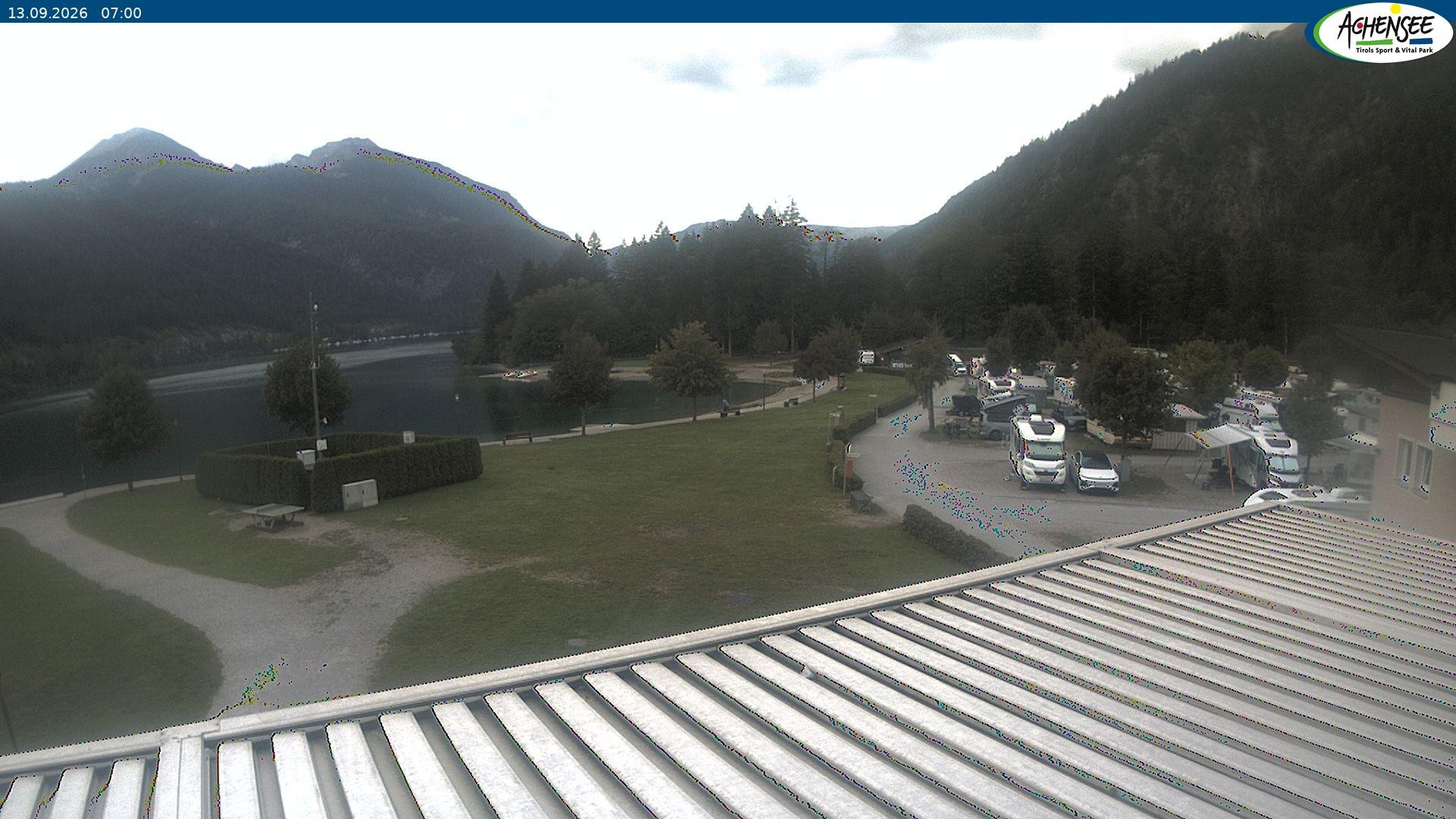 Archiv Foto Webcam Campingplatz am Achensee