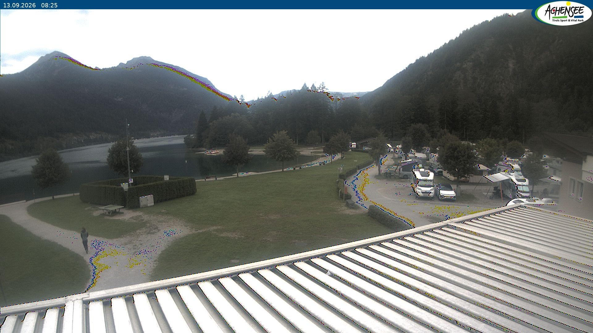 Archiv Foto Webcam Campingplatz am Achensee