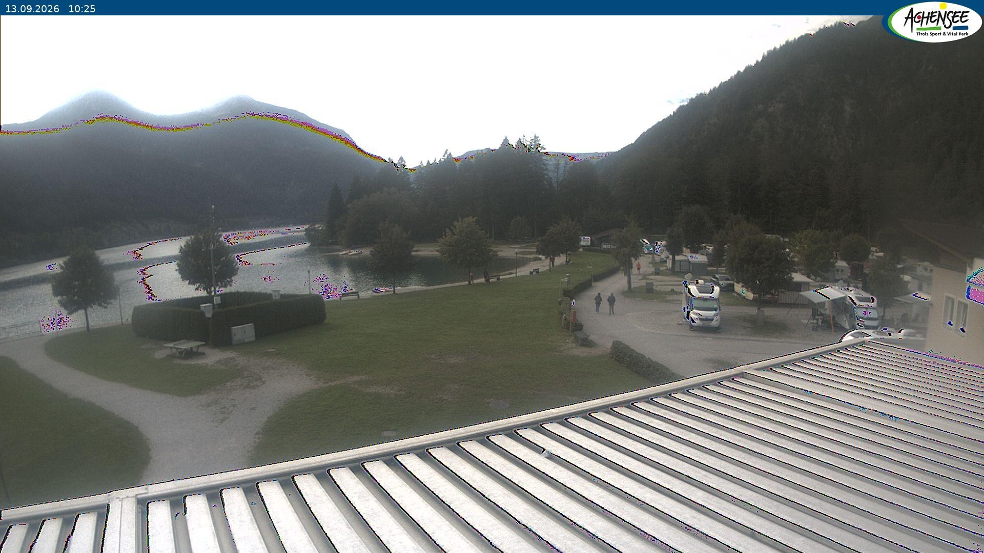 Archiv Foto Webcam Campingplatz am Achensee