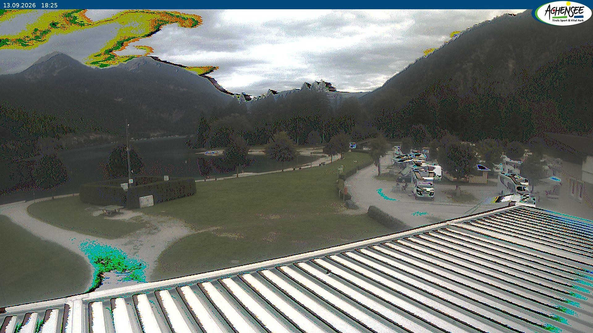 Archiv Foto Webcam Campingplatz am Achensee