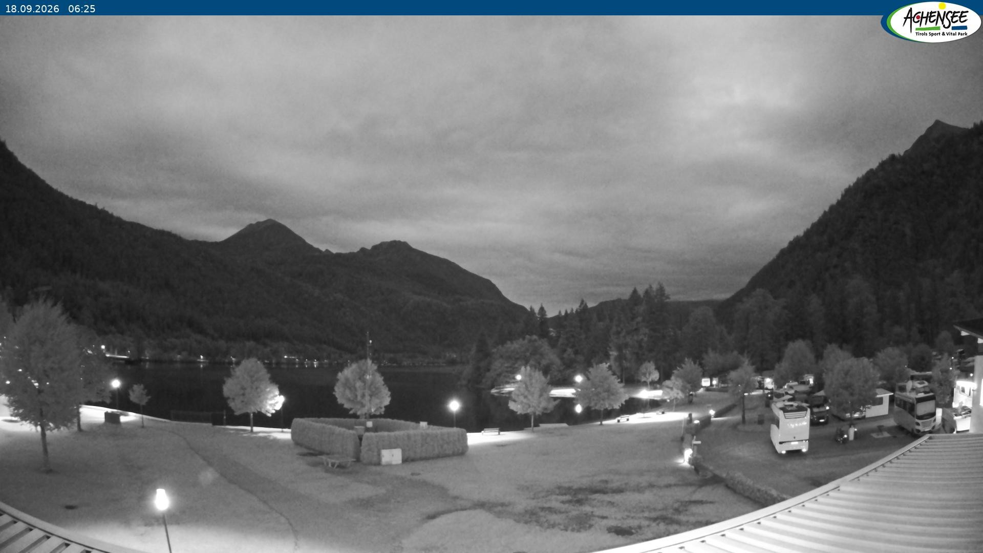 Archiv Foto Webcam Campingplatz am Achensee
