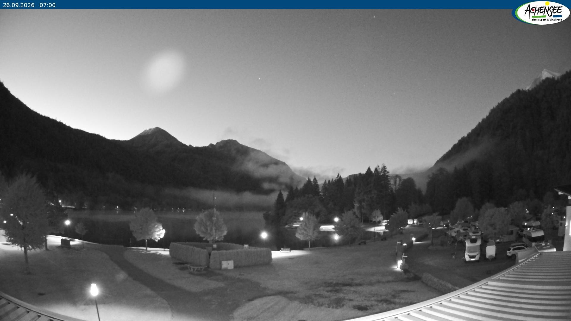 Archiv Foto Webcam Campingplatz am Achensee