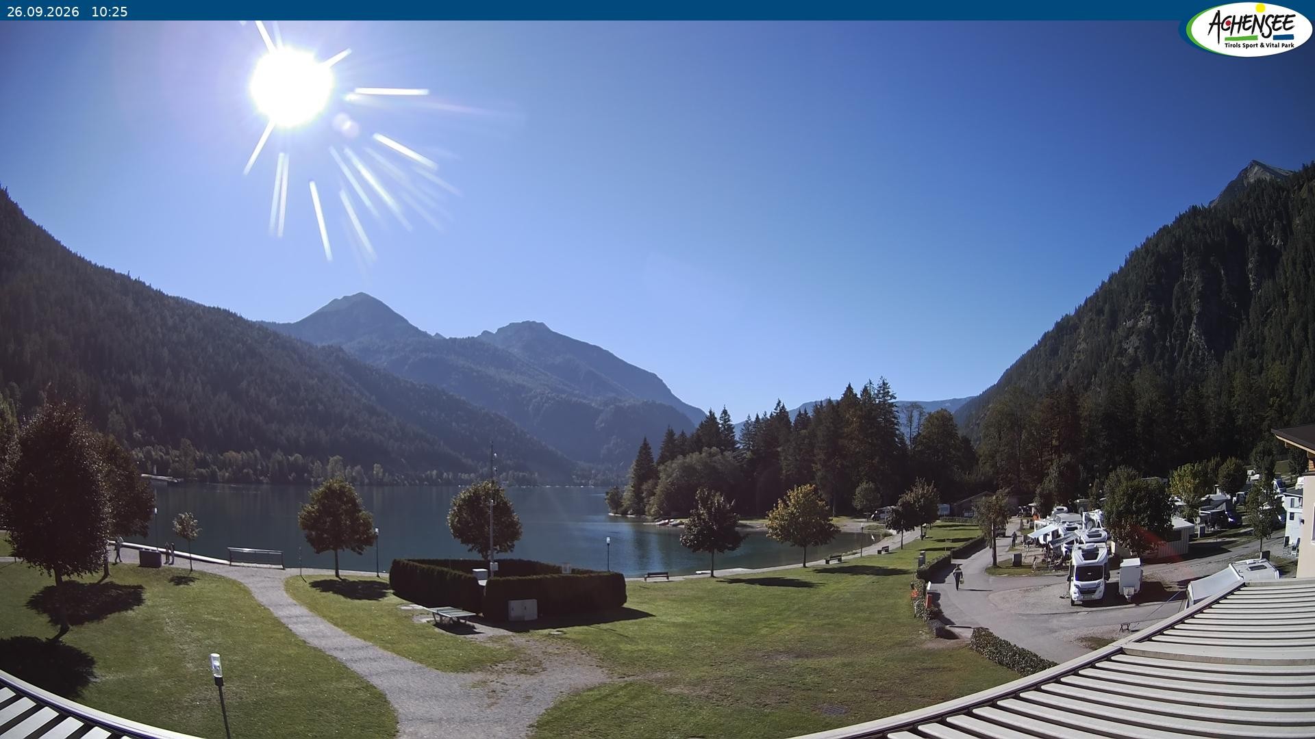 Archiv Foto Webcam Campingplatz am Achensee