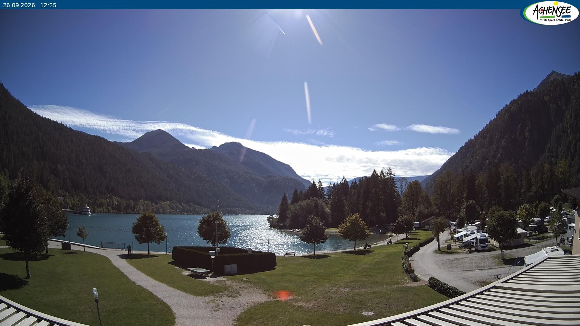Archiv Foto Webcam Campingplatz am Achensee