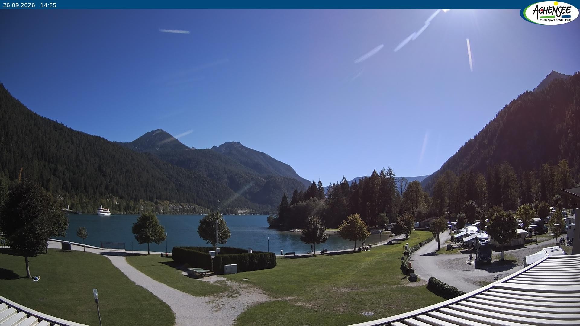 Archiv Foto Webcam Campingplatz am Achensee