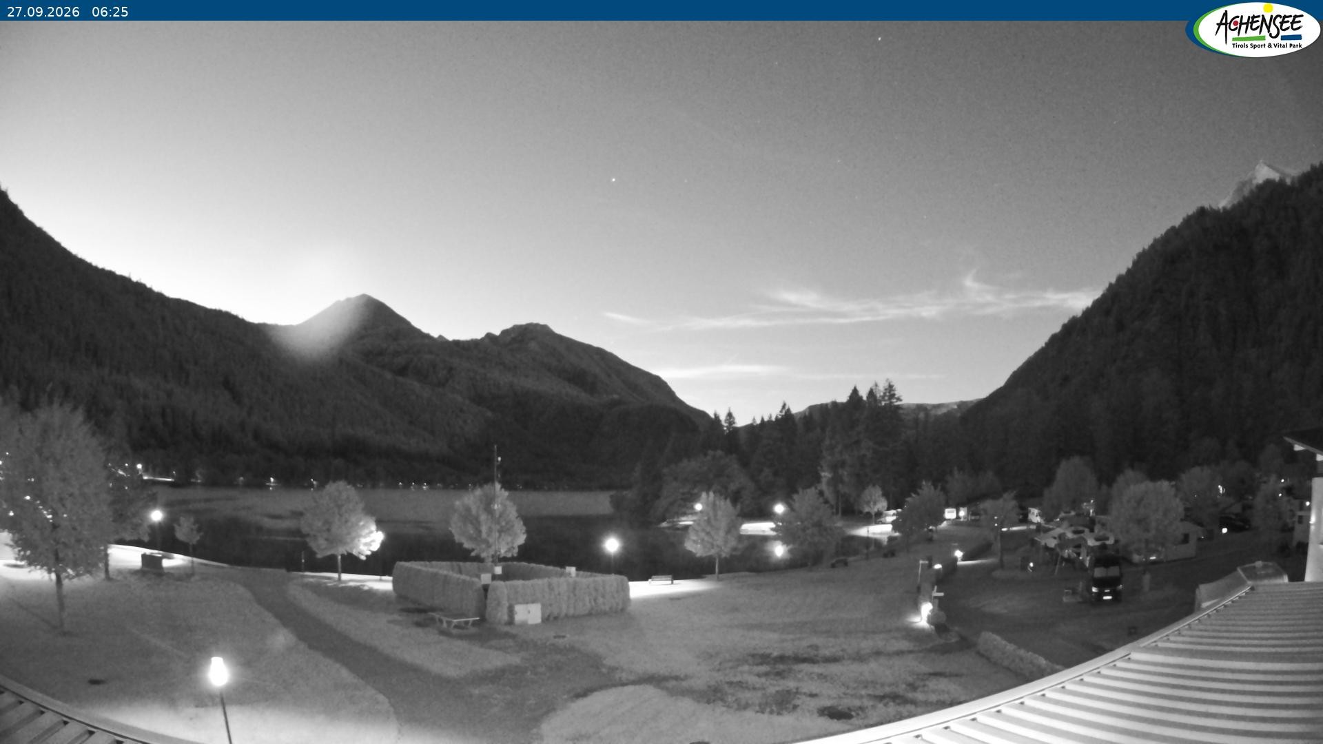 Archived image Webcam Camping ground Achensee