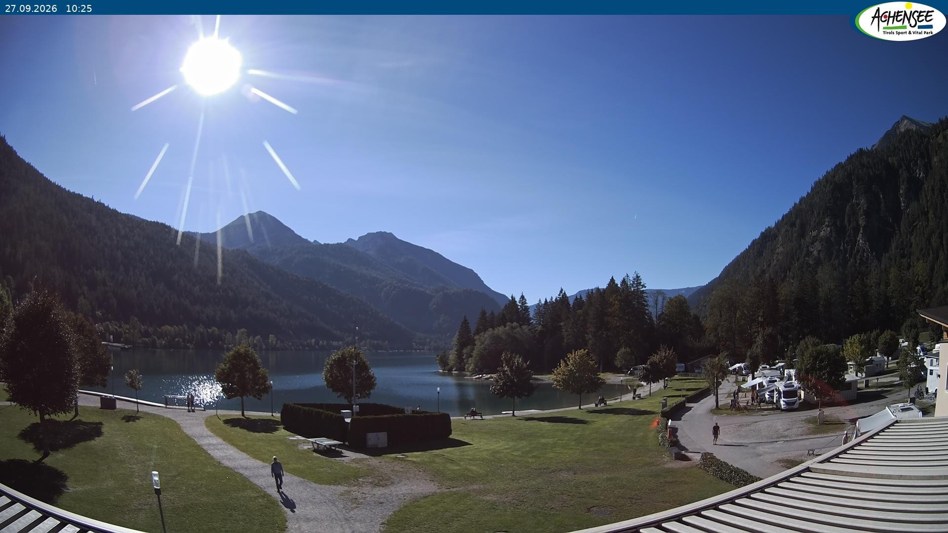 Archived image Webcam Camping ground Achensee