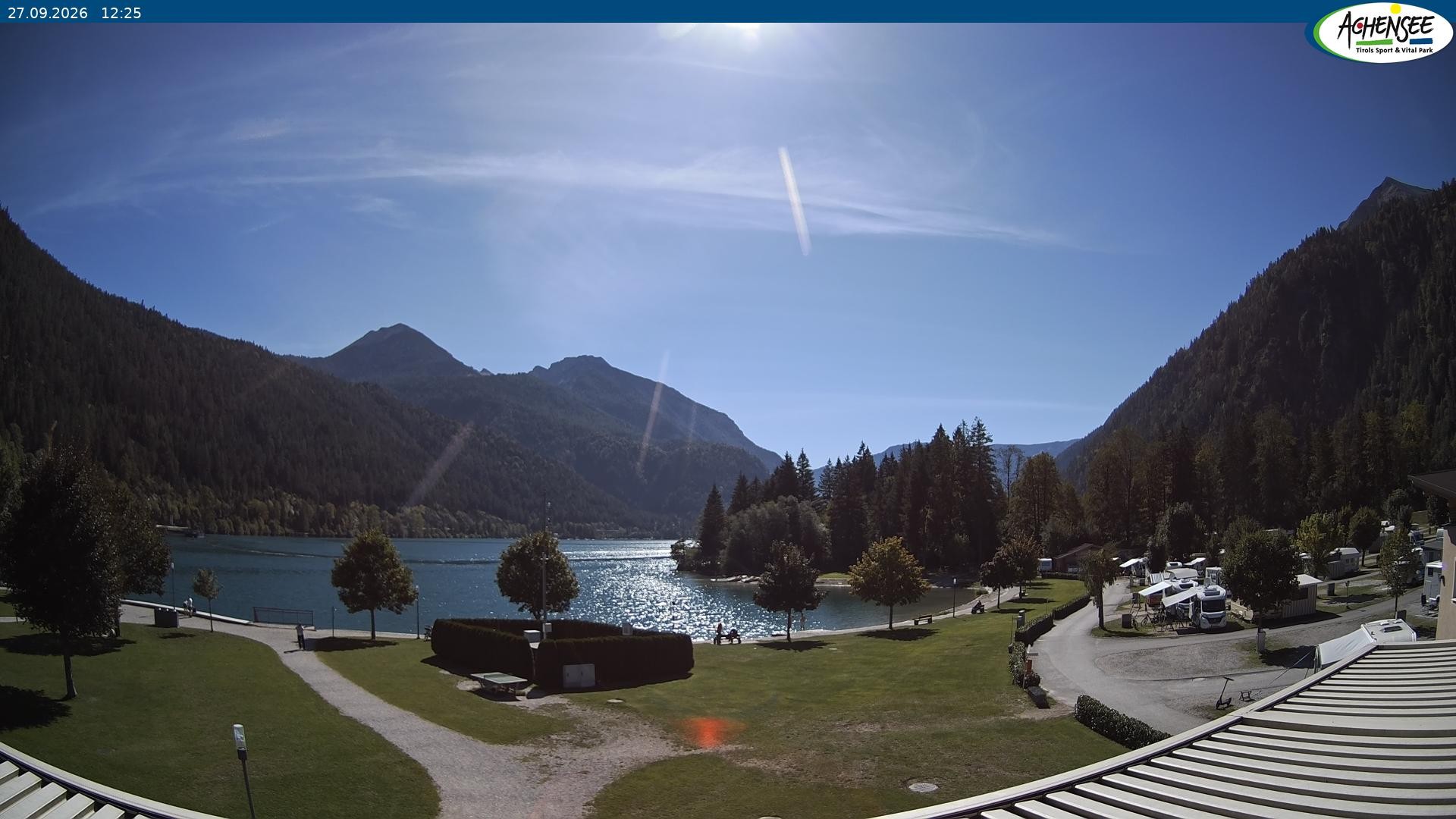Archived image Webcam Camping ground Achensee