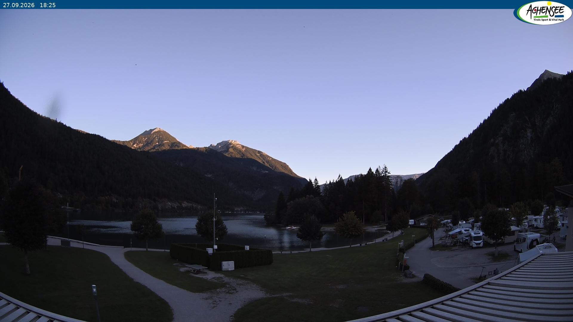 Archiv Foto Webcam Campingplatz am Achensee